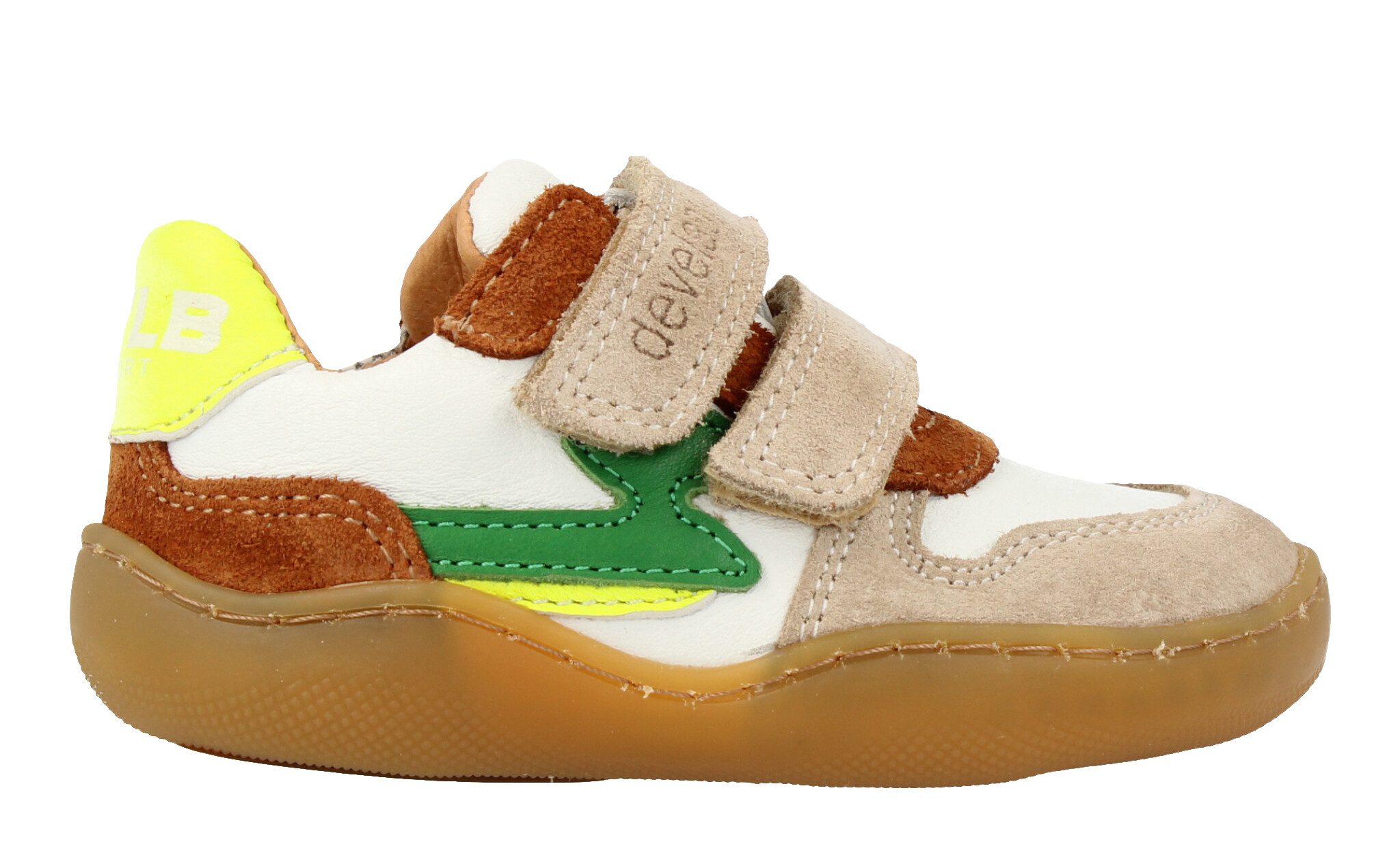 develab Develab Barfußschuhe Barefoot Sneaker 45421 Leder Bootsschuh