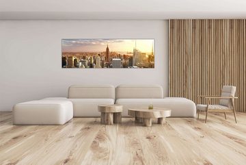 Victor (Zenith) Acrylglasbild New York Skyline, Städte, in 20x60 cm, Glasbilder Stadt, Bild New York