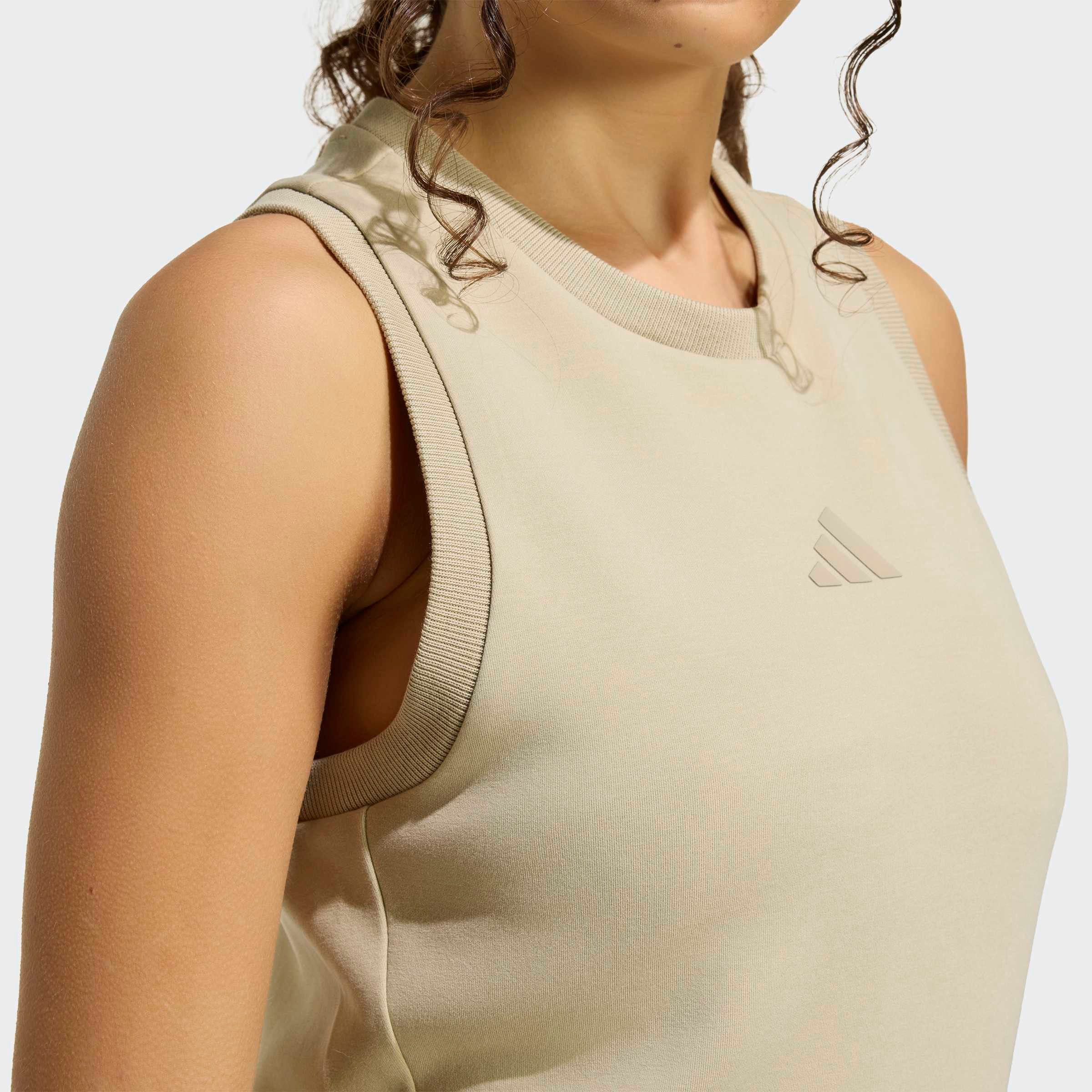 adidas Sportswear Tanktop W ALL SZN SL TK schmal geschnitten, aus dehnbarem Spacer-Material mit Modal