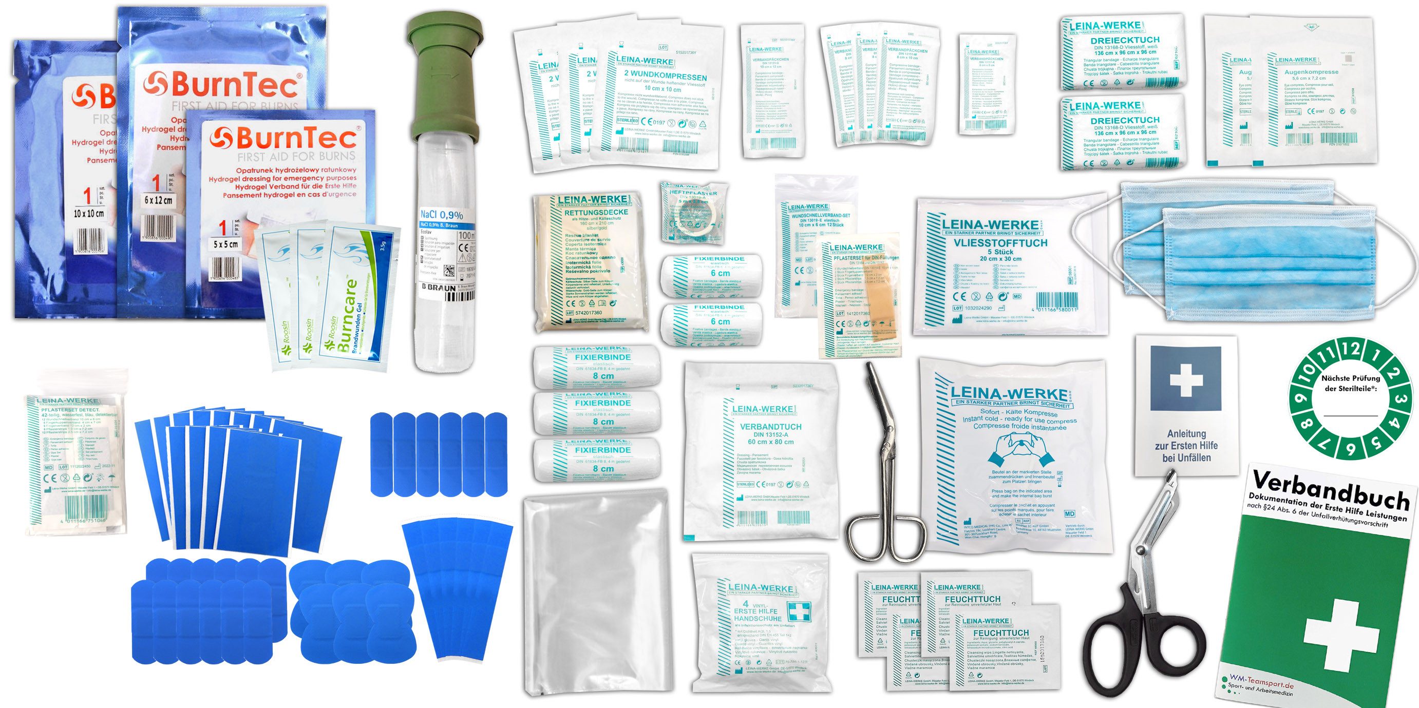 Erste-Hilfe-Set Erste Hilfe SET GASTRO für Betriebe DIN/EN 13157