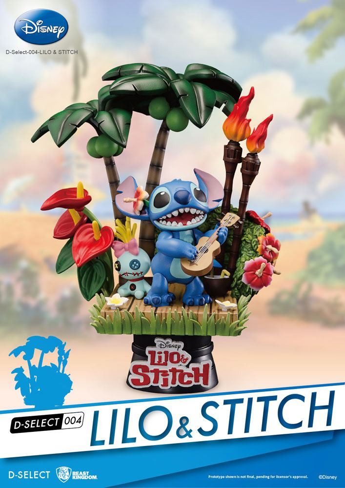 Beast Kingdom Toys Merchandise-Figur Disney D-Stage PVC Diorama Stitch 14 cm