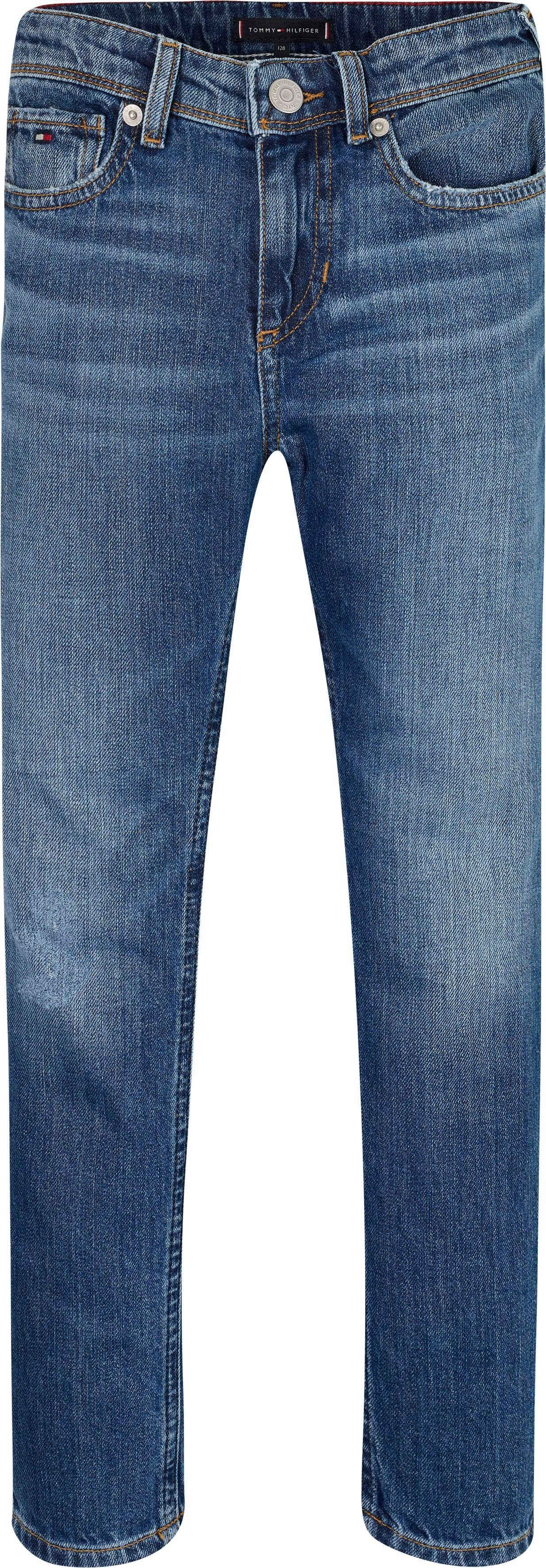 Tommy Hilfiger Tommy Slim-fit-Jeans mit Markenlabel SCANTON Hilfiger Y FOAM DYE