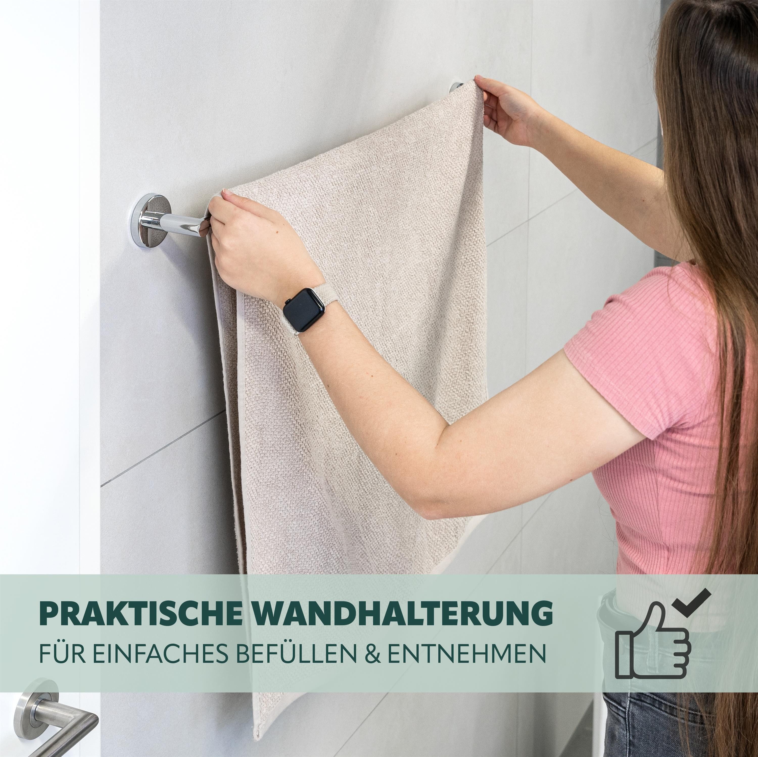 bremermann Handtuchstange Bad-Serie LUCENTE - extra lang, aus Edelstahl verchromt
