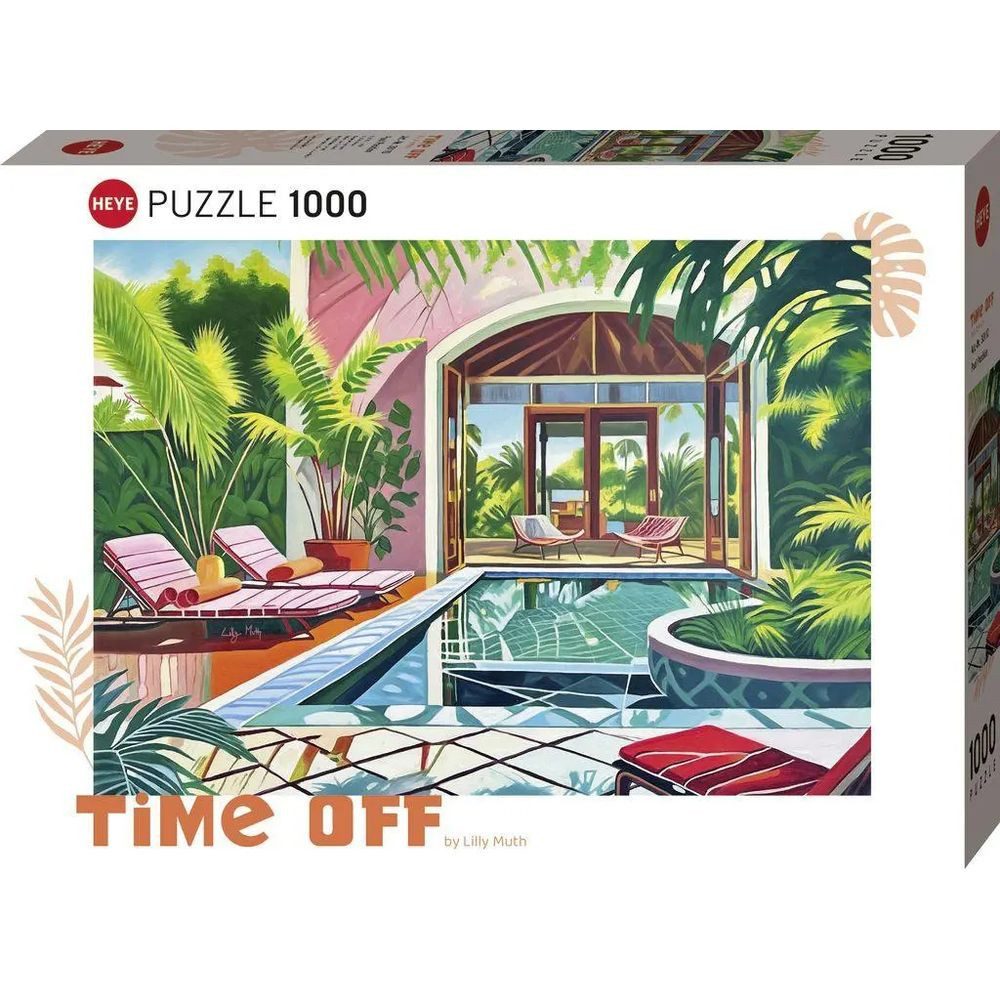 HEYE Puzzle POOL POSITION, HEYE Puzzle von Hugo Prades, 1000 Puzzleteile