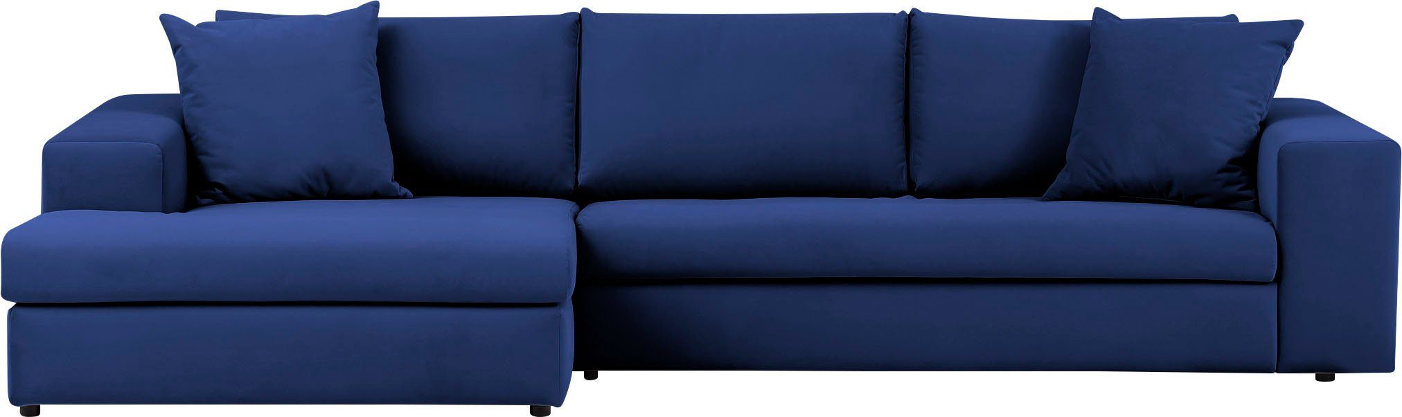 andas Ecksofa "SLEETLAND XXL in Samtvelours oder Vintage-Leder-Optik, L-For günstig online kaufen
