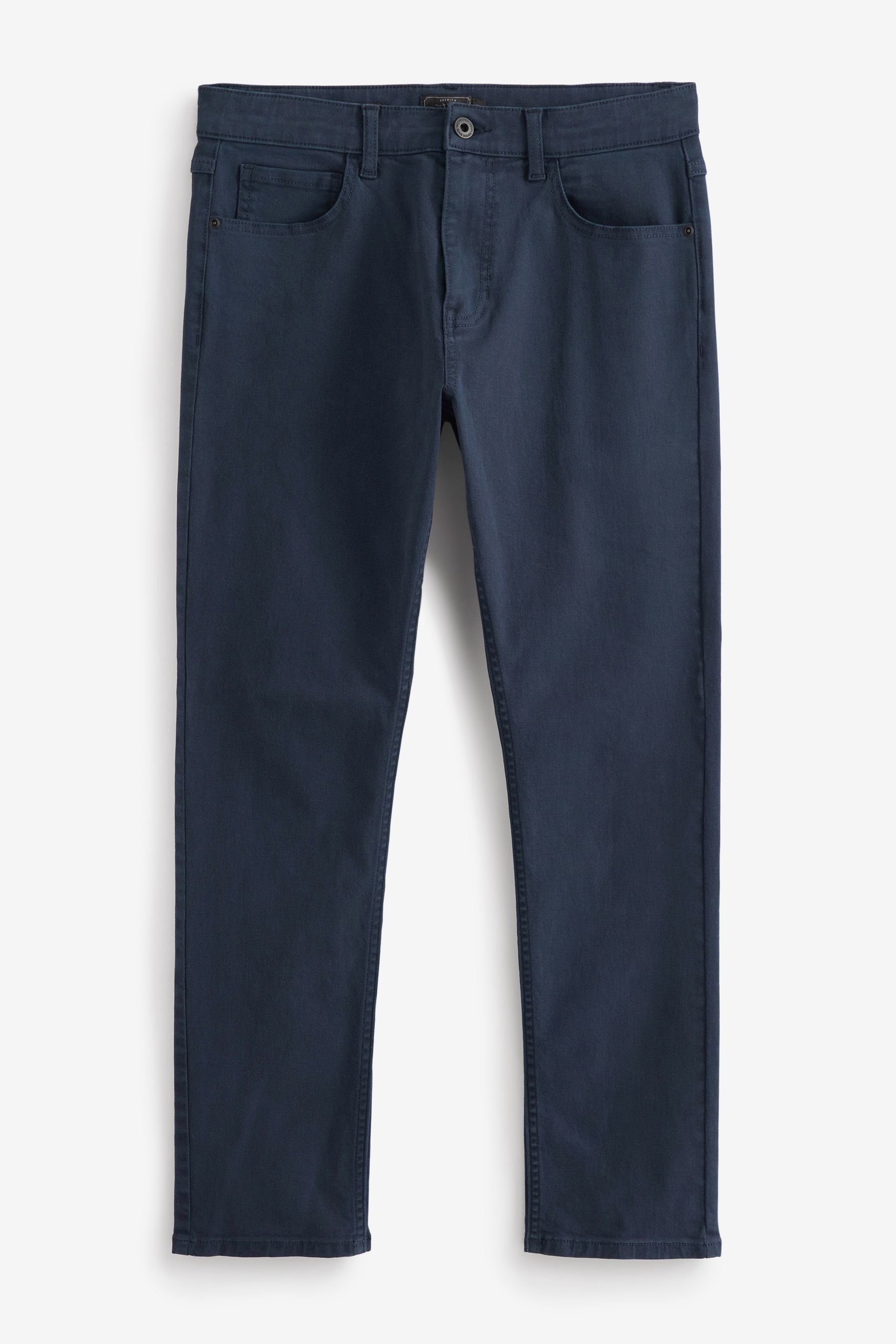 Gefärbte Fit Stretch-Jeans Navy Next Slim-fit-Jeans (1-tlg) Slim