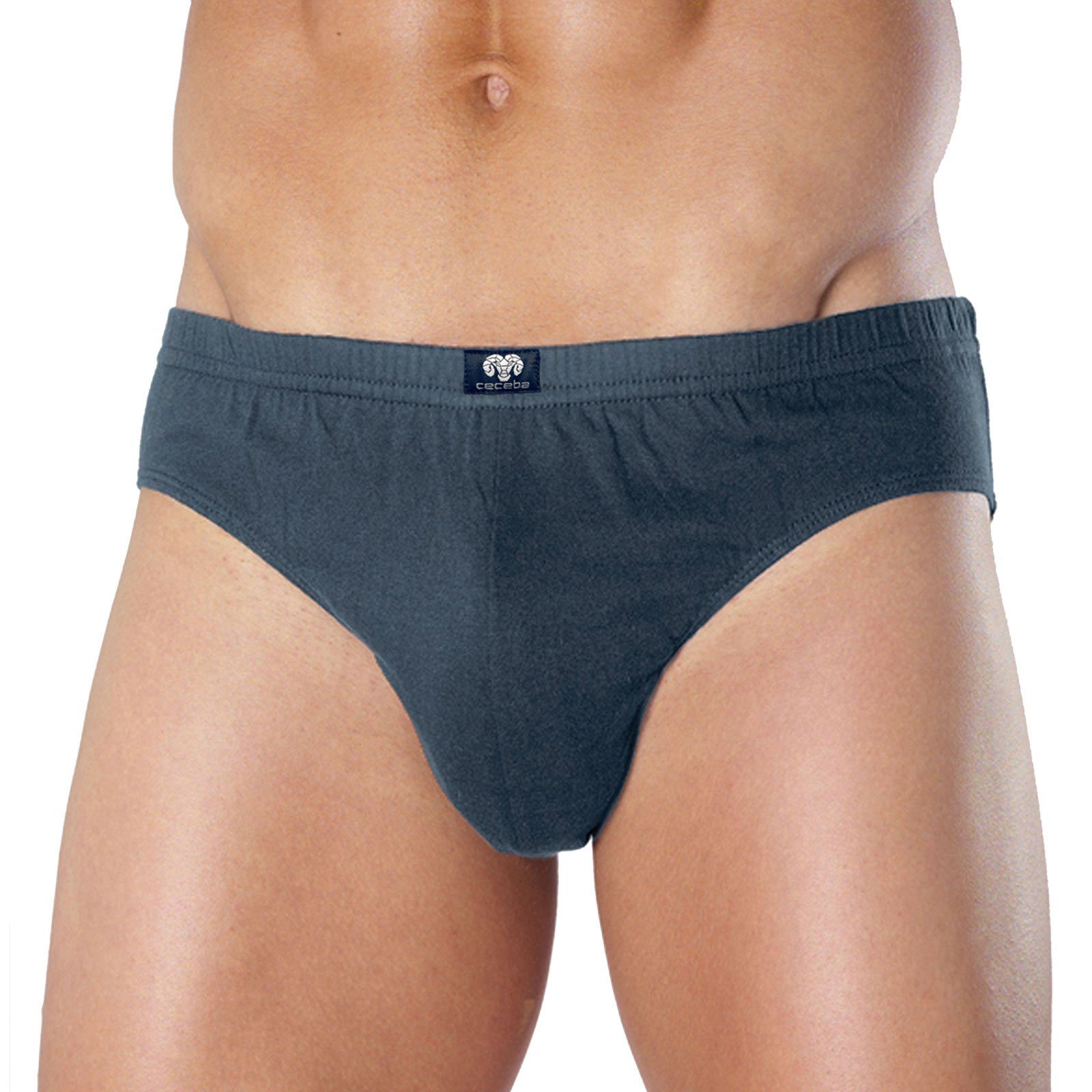 CECEBA Slip Brief (3-St) mit Logo auf dem Bund günstig online kaufen