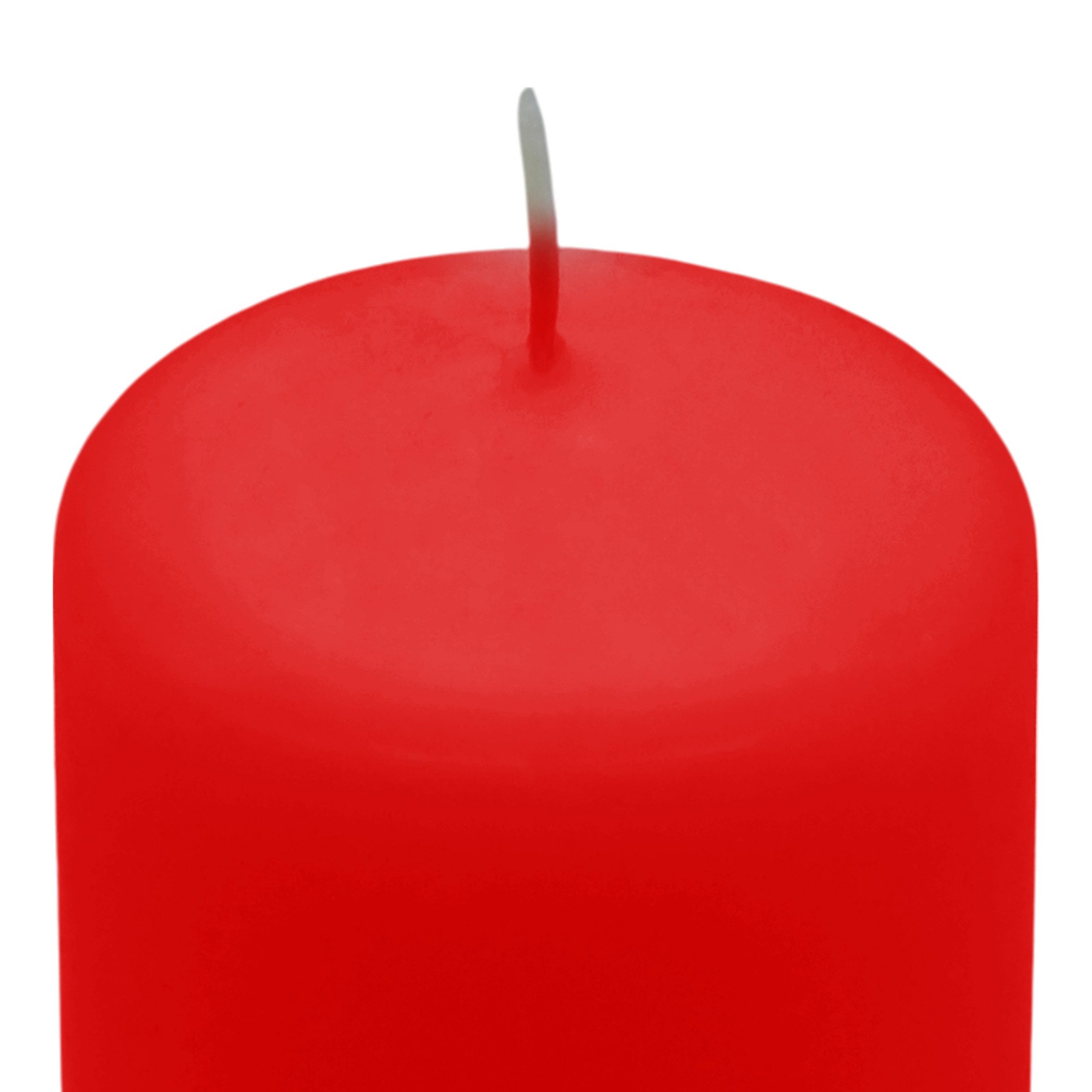 Spetebo Adventskerze Echtwachs Stumpenkerze 4er Set 10 x 5 cm (Anzahl, 1-tlg., Set), Brenndauer in Stunden jeweils ca. 25 Stunden