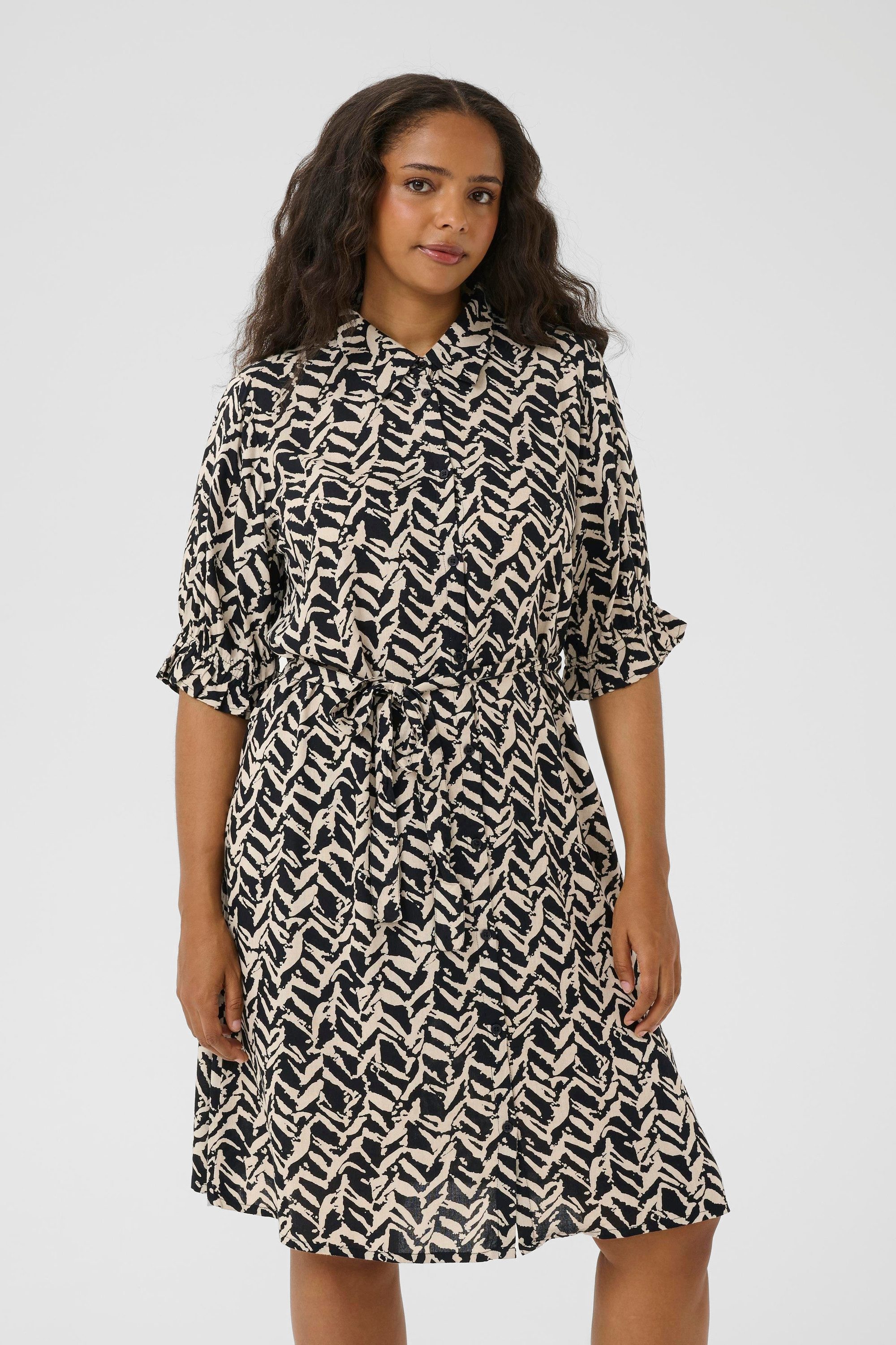 KAFFE Curve Blusenkleid Kleid KCdena Große Größen