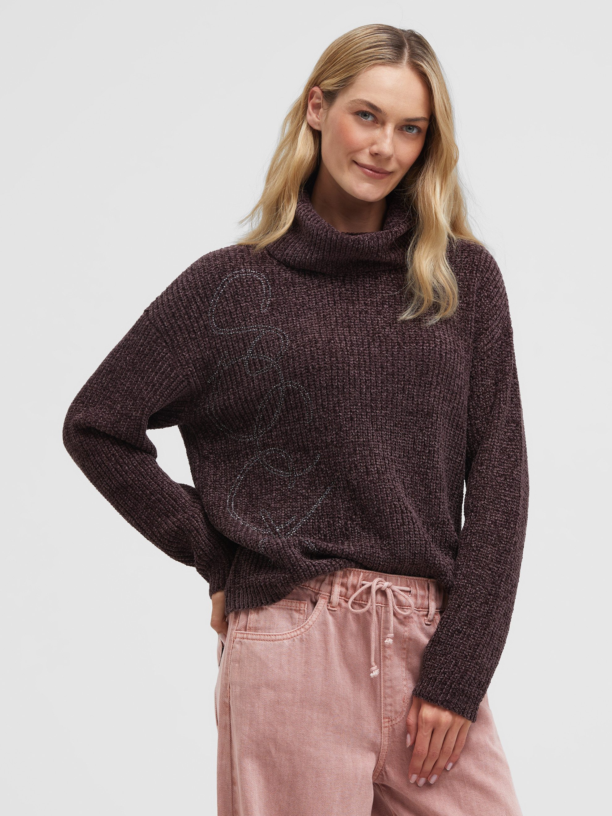SOCCX Rollkragenpullover mit weicher Haptik