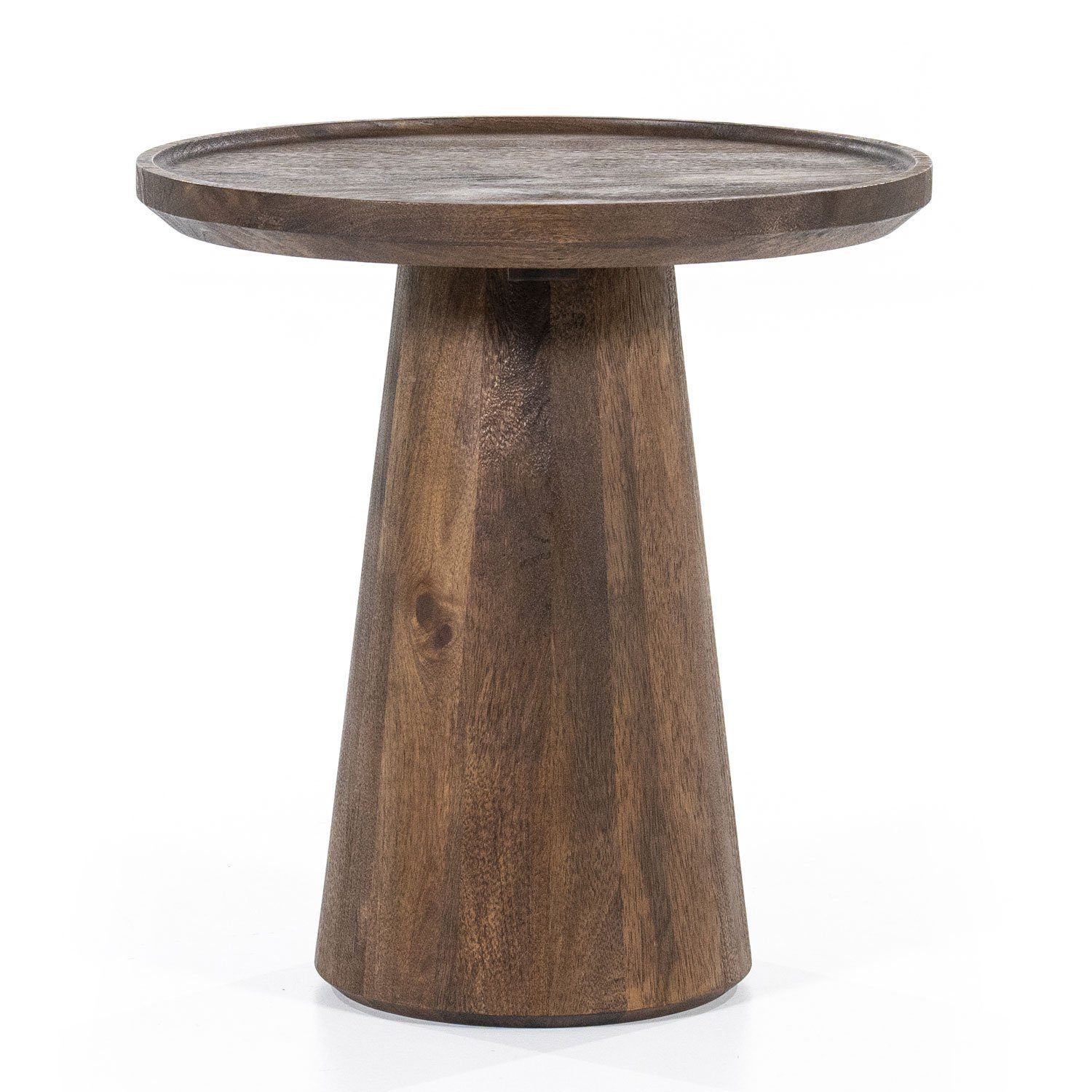 Maison ESTO Beistelltisch Couchtisch rund MARON Ø 46 cm Mangoholz günstig online kaufen