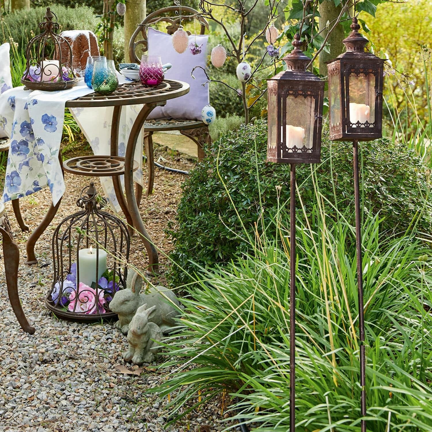 Mirabeau Kerzenlaterne Laterne Nielas antikbraun