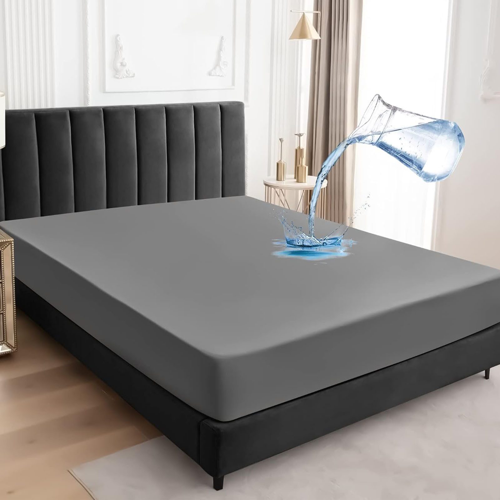 Matratzenauflage Baumwolle Atmungsaktive Matratzenschoner Matratzenauflage günstig online kaufen