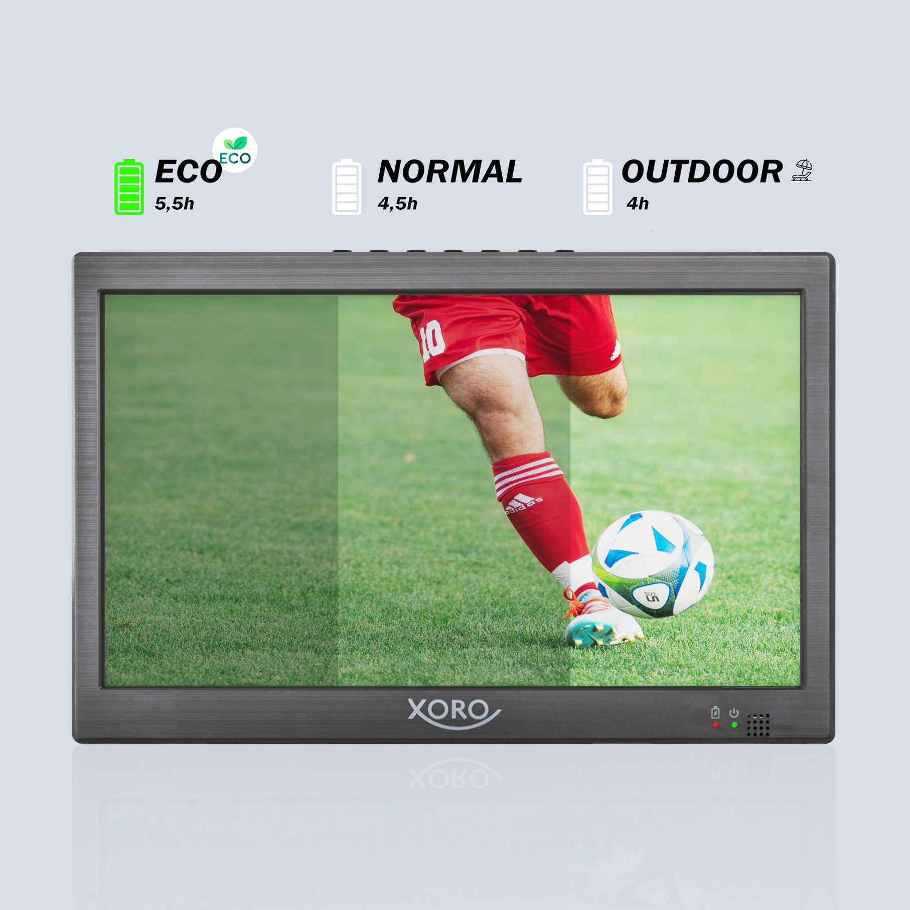 Xoro PTL 1015 V2 10.1 Zoll Tragbarer Fer...