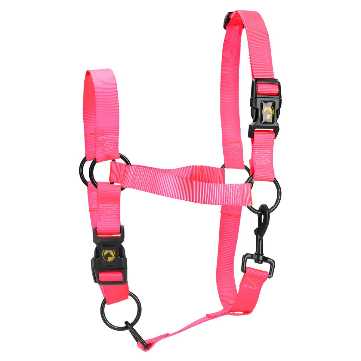Pferdestirnriemen Essential Halfter rosa