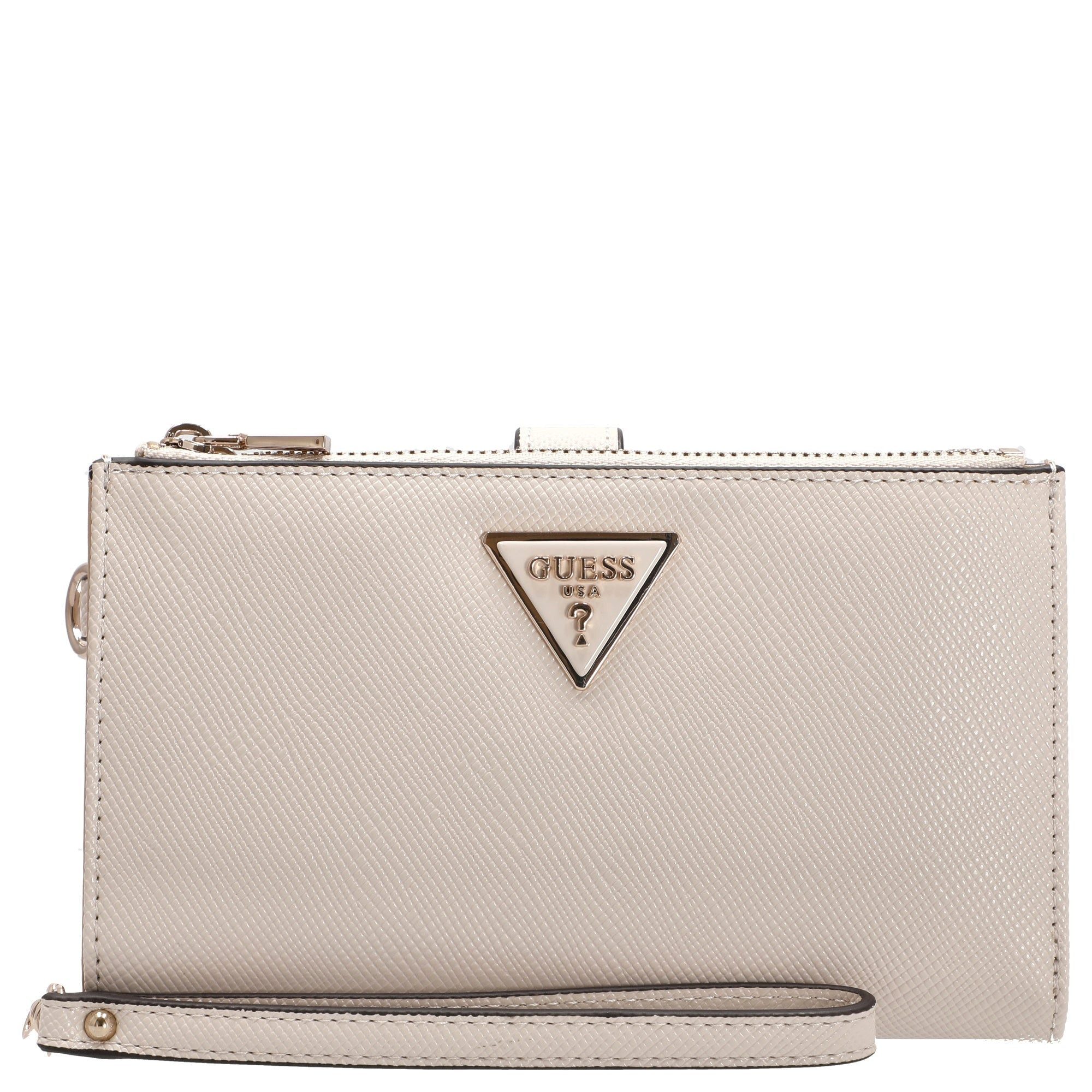 Guess Geldbörse Laurel II SLG Double Zip Organizer - Geldbörse (bone) günstig online kaufen