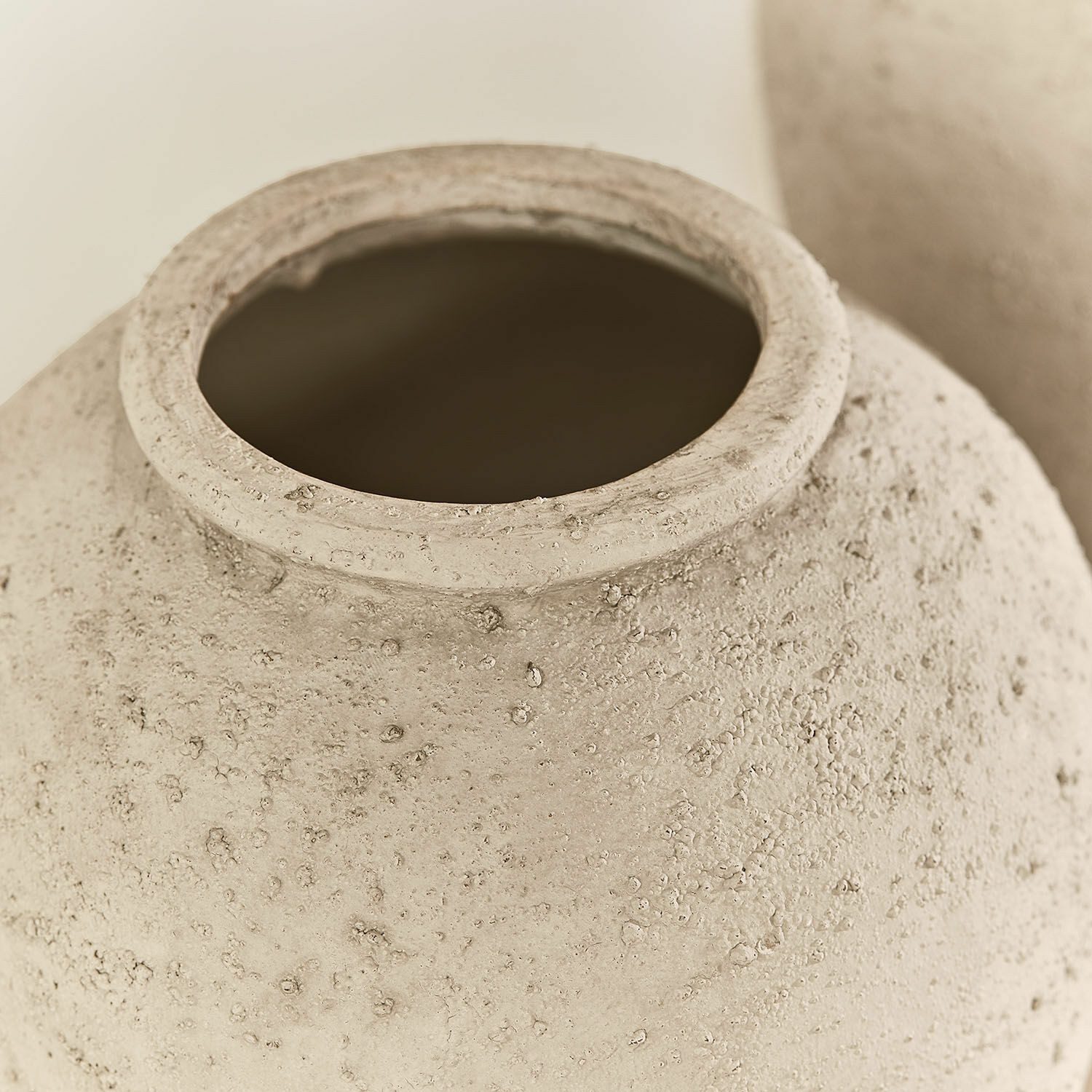Mirabeau Tischvase Vase 2er Set Zaviro taupe, none – Bild 5 von 5