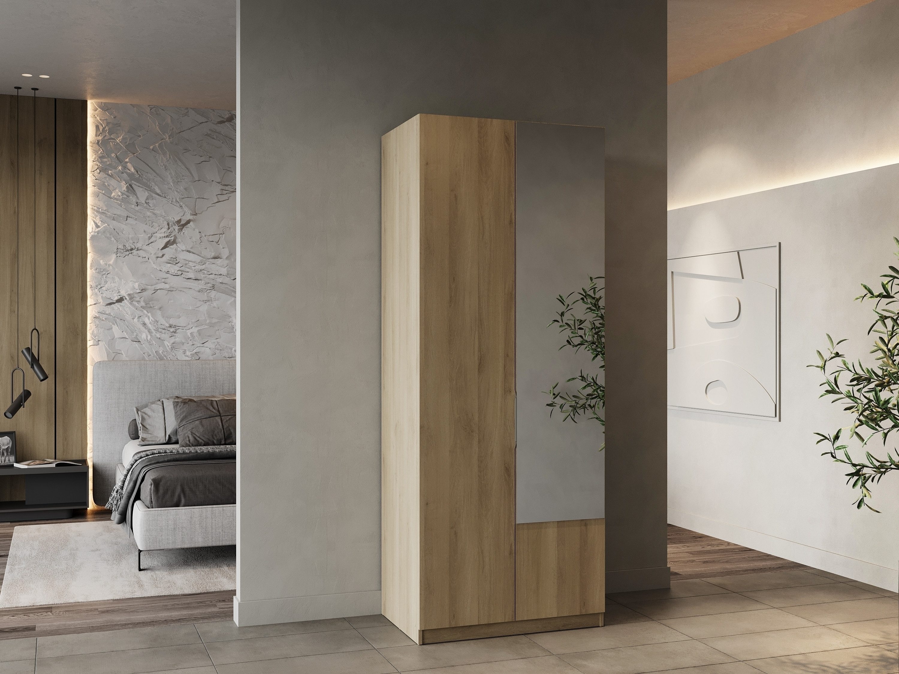 Drehtürenschrank GHOST
