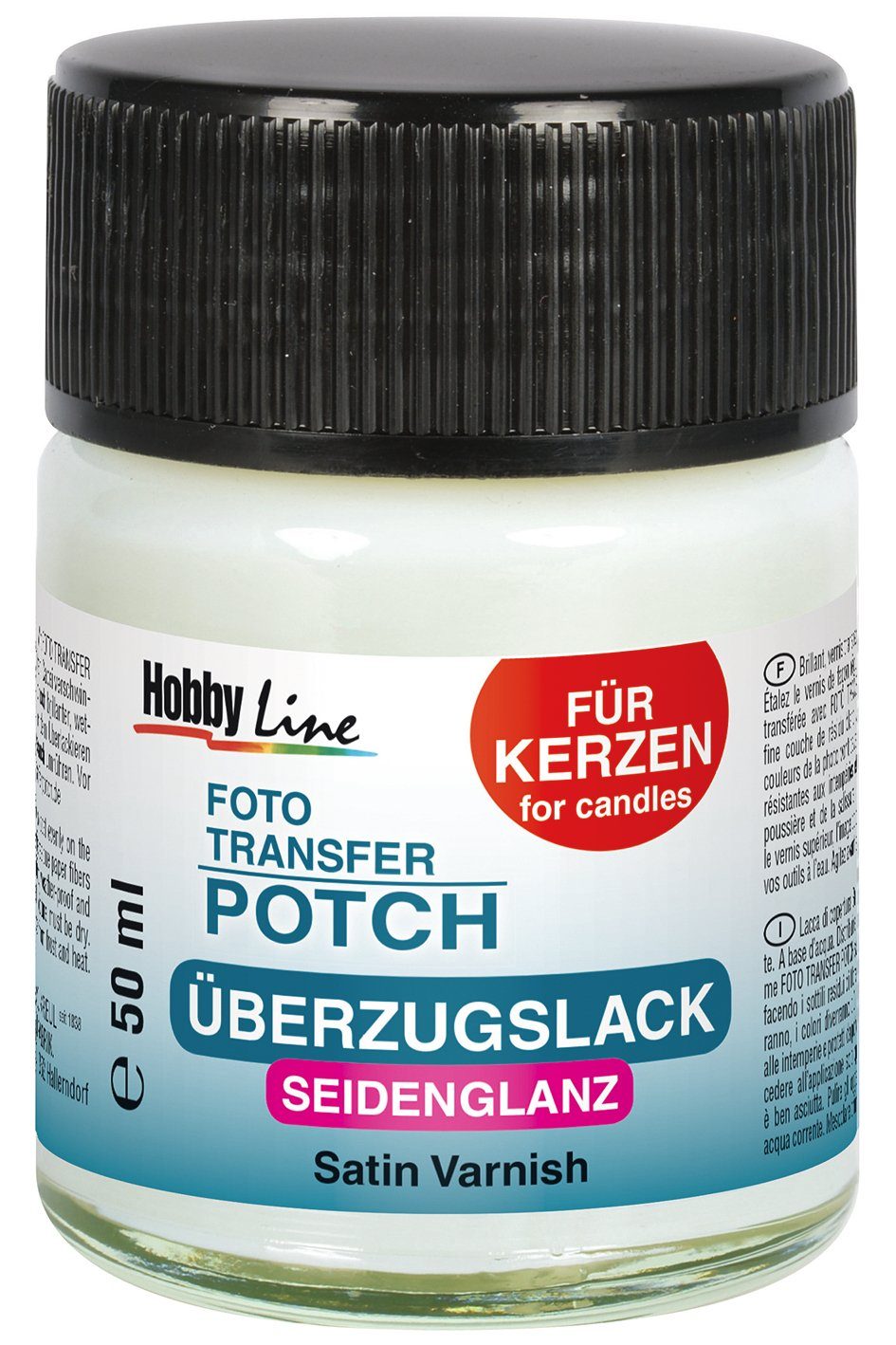 Bastelfarbe Foto Transfer Potch Kerzenlack