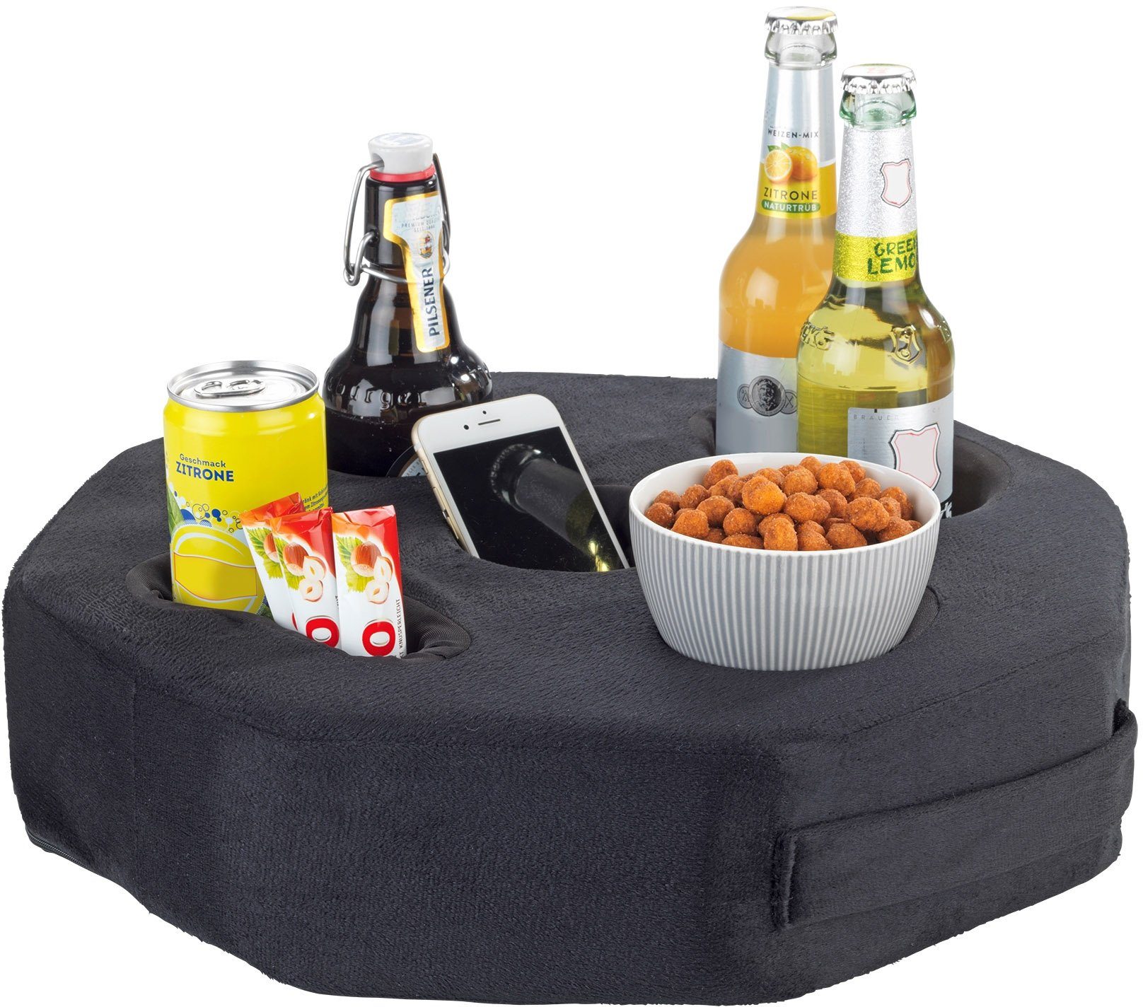 Maximex Tablett, Schaumstoff, (1-tlg), Getränke-Butler Couch, für Schaumstoffkissen die rutschfestes