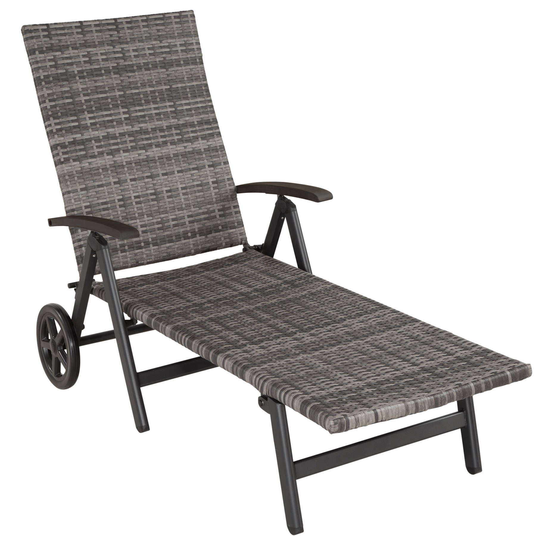 tectake Gartenliege »Rollliege mit Armlehne Auckland« online kaufen OTTO