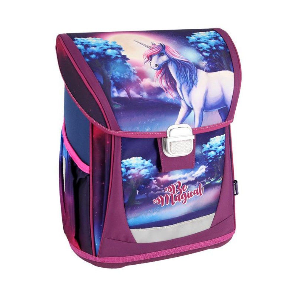 Spirit Schulranzen Schulranzen-Set "BE MAGICAL'" Einhorn - 4 teilig