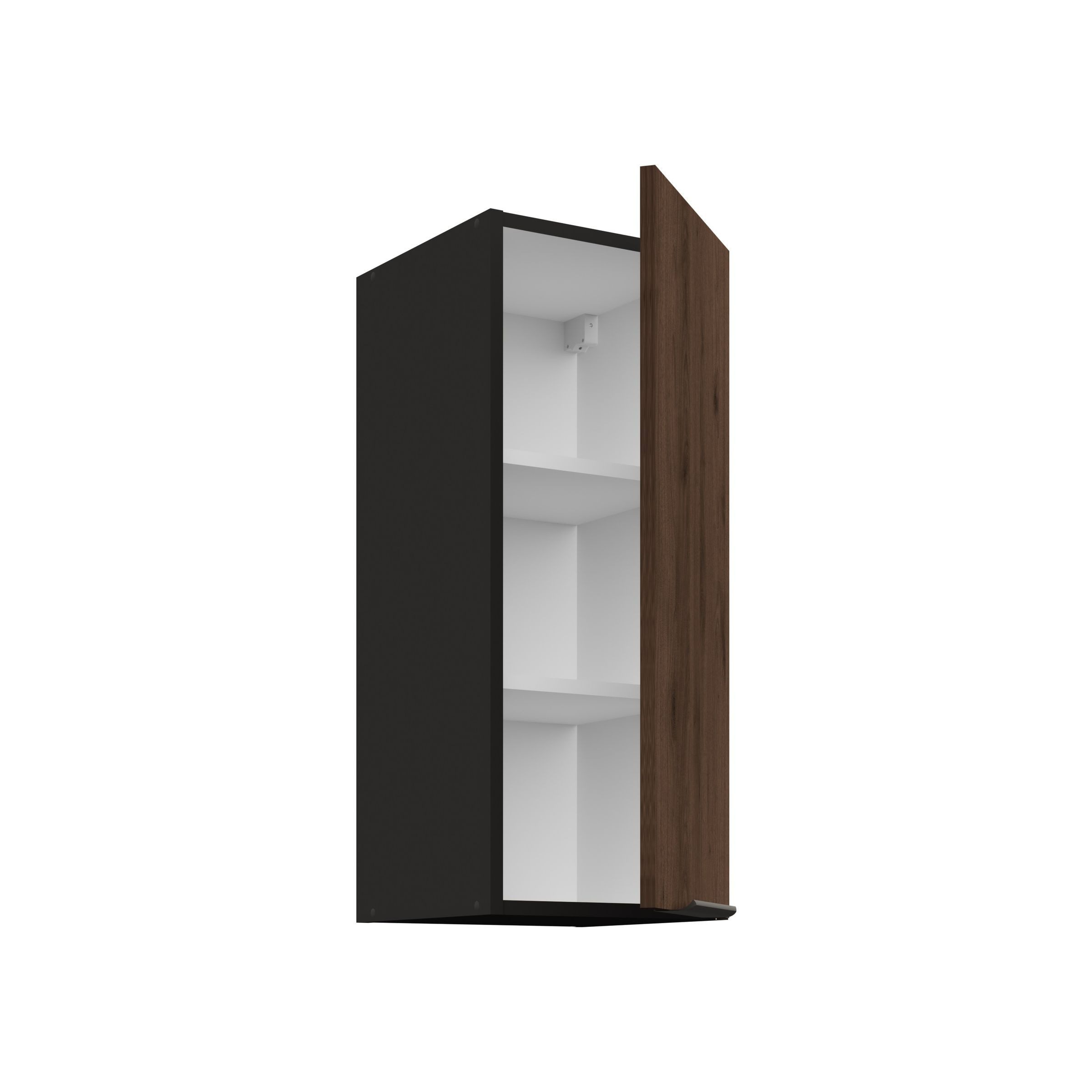 Küchen-Preisbombe Hängeschrank 30 cm Küche MONZA Okapi Nußbaum Küchenzeile Küchenblock Einbauküche