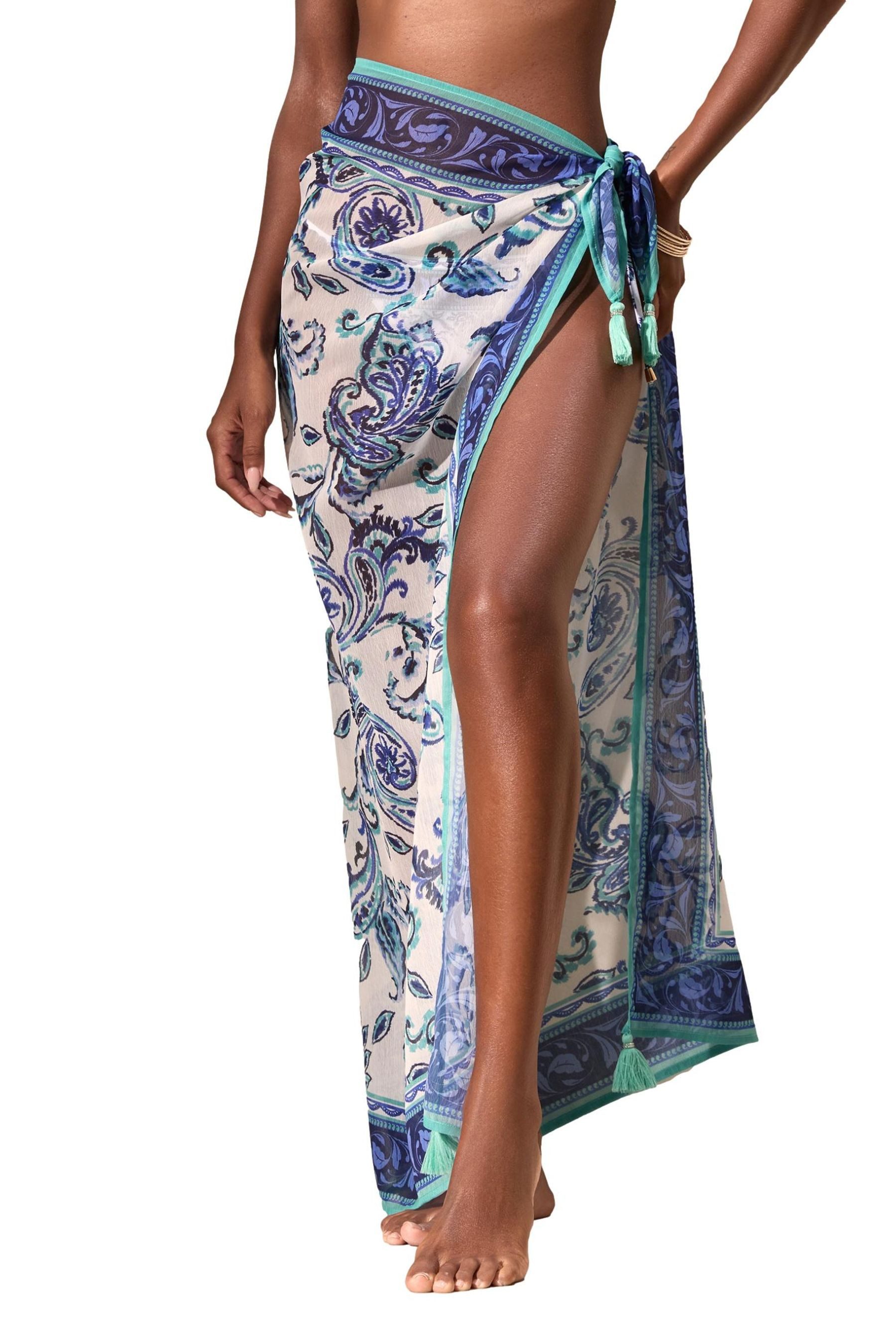 LIPSY Sarong Lipsy Marella Gemusterter Sarong, Polyester