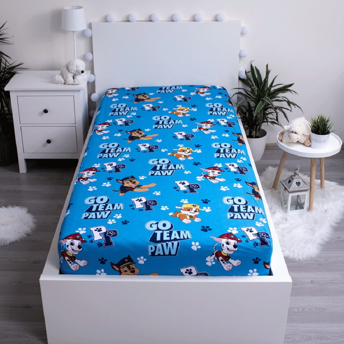 PAW PATROL Spannbettlaken Kuschelige Bettwäsche Polyester, 90x200 + 25 cm – Bild 2 von 3