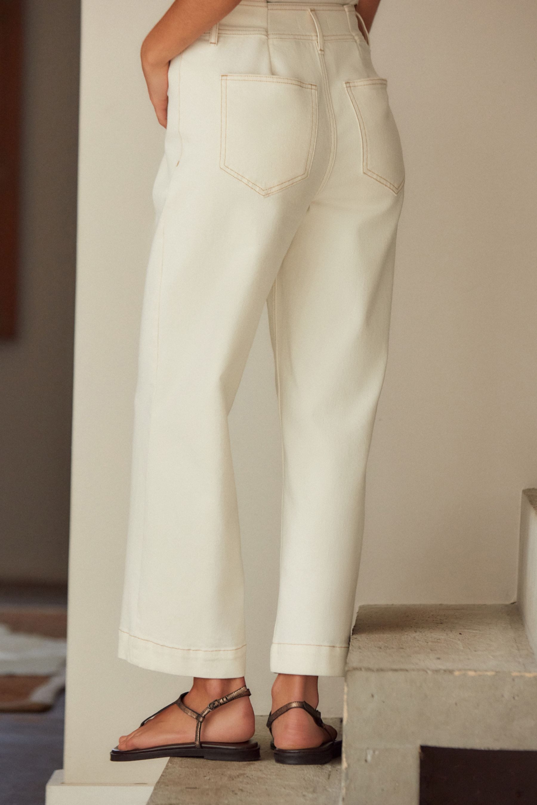 Next Weite Jeans Jeans mit weitem günstig online kaufen