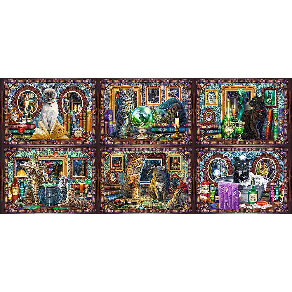 Trefl Puzzle Lisa Parker Schnurrbart Wunder Katzen 9000 Teile Puzzle, 9000 Puzzleteile, Made in Europe