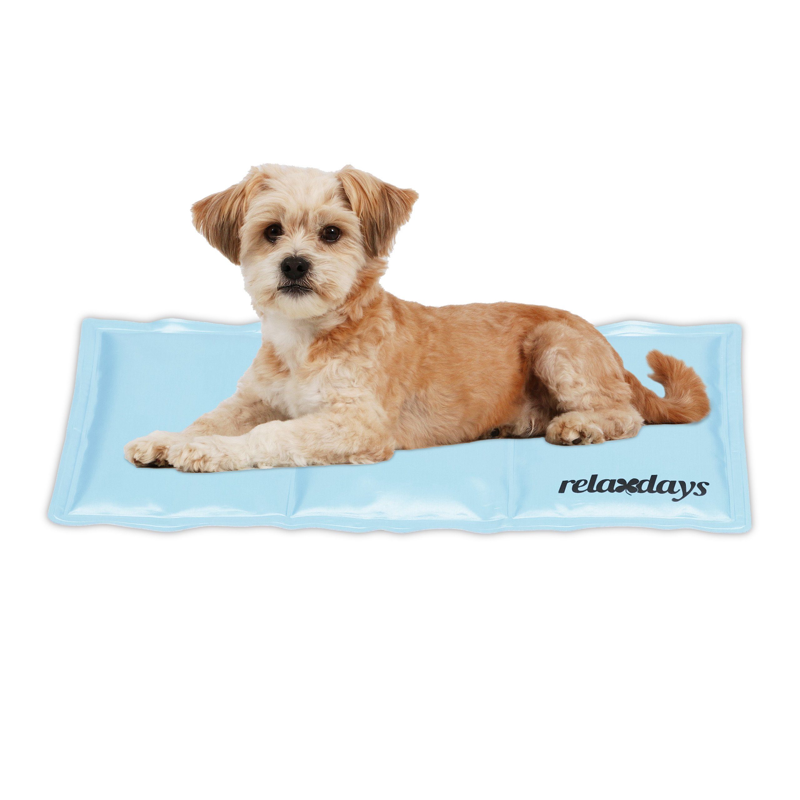 relaxdays Hundematte Hellblaue Kühlmatte für Hunde, günstig online kaufen