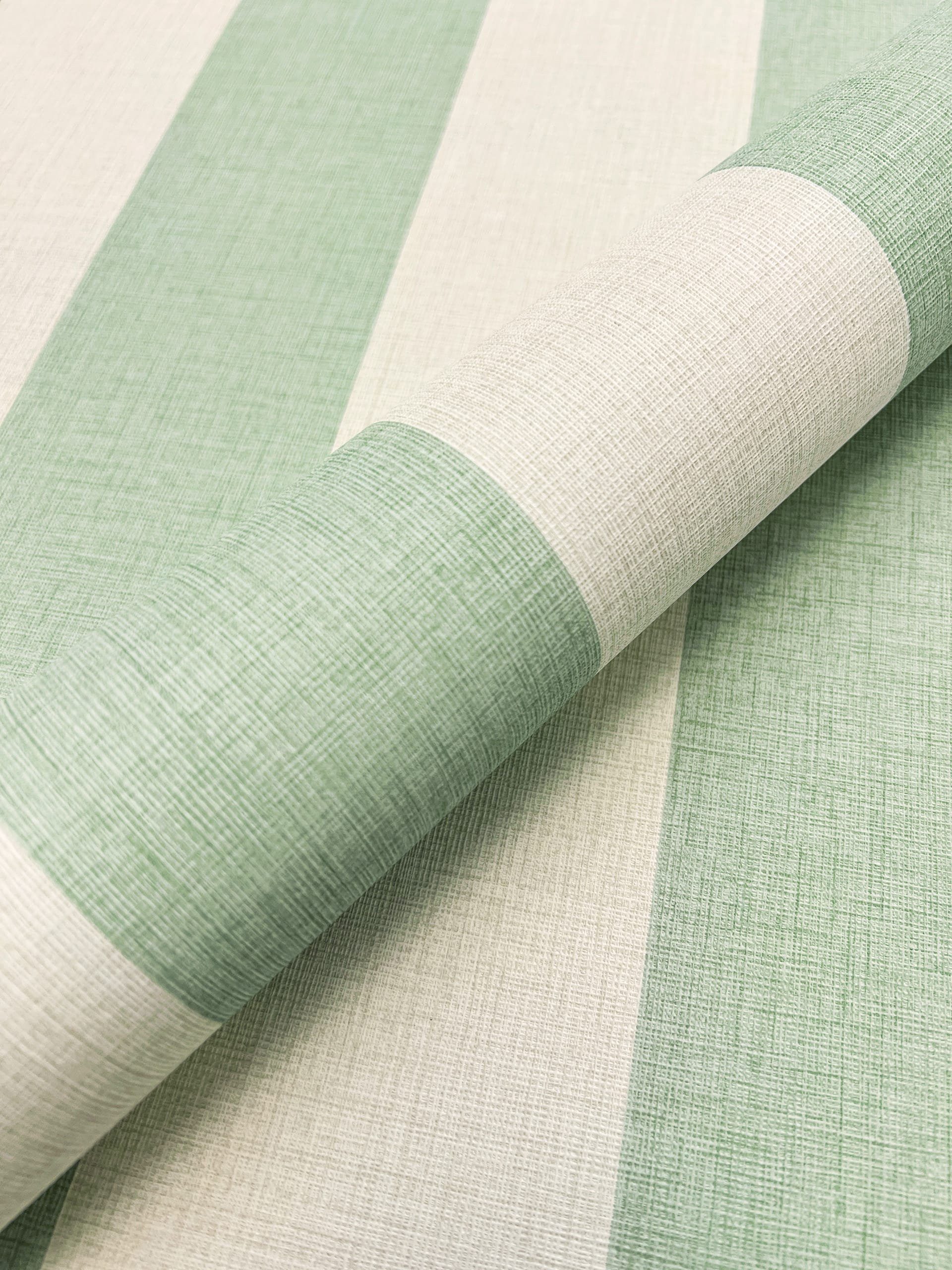 Newroom Vliestapete Junia Mint Tapete Streifentapete Streifen,Linien,Textil-Optik, Grün Tapete Streifen Streifen - Streifentapete Streifenmuster Mint Creme Land – Bild 2 von 4