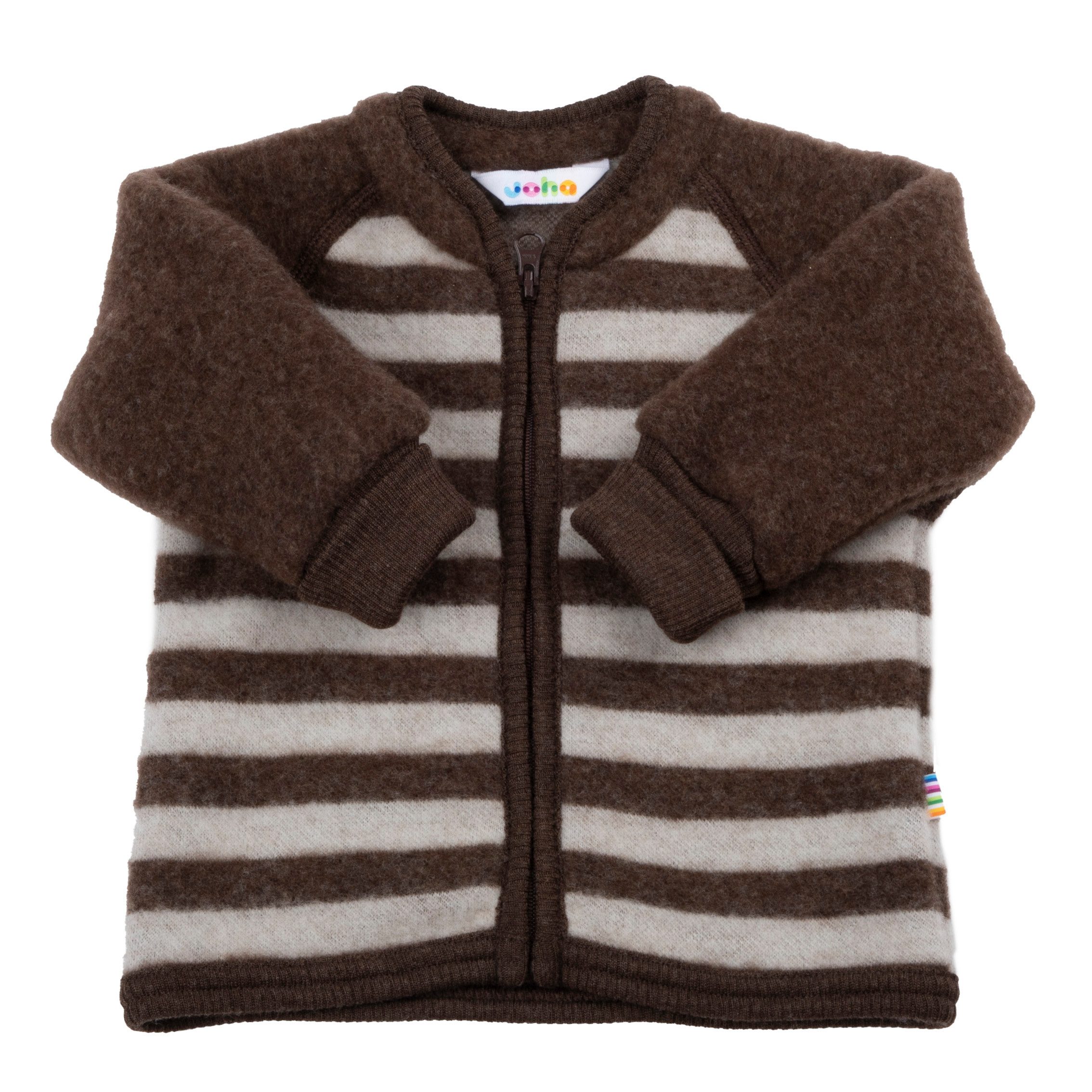Joha Strickjacke aus Wollfleece Merinowolle