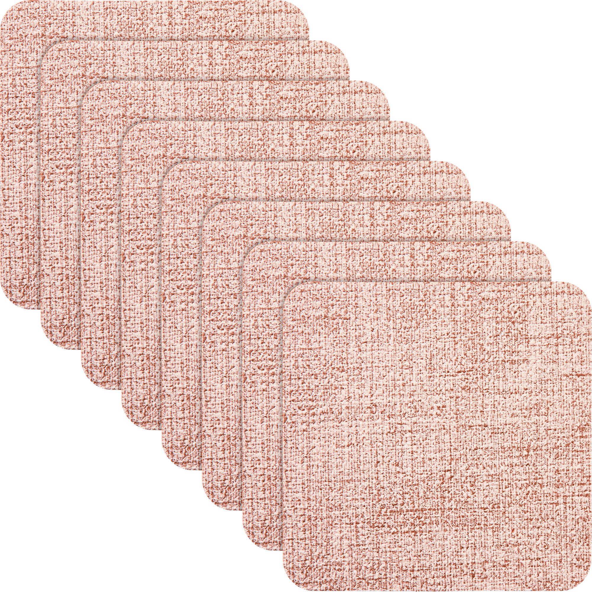 Erwin Müller Glasuntersetzer Untersetzer "Elvas" 8er-Pack, Uni