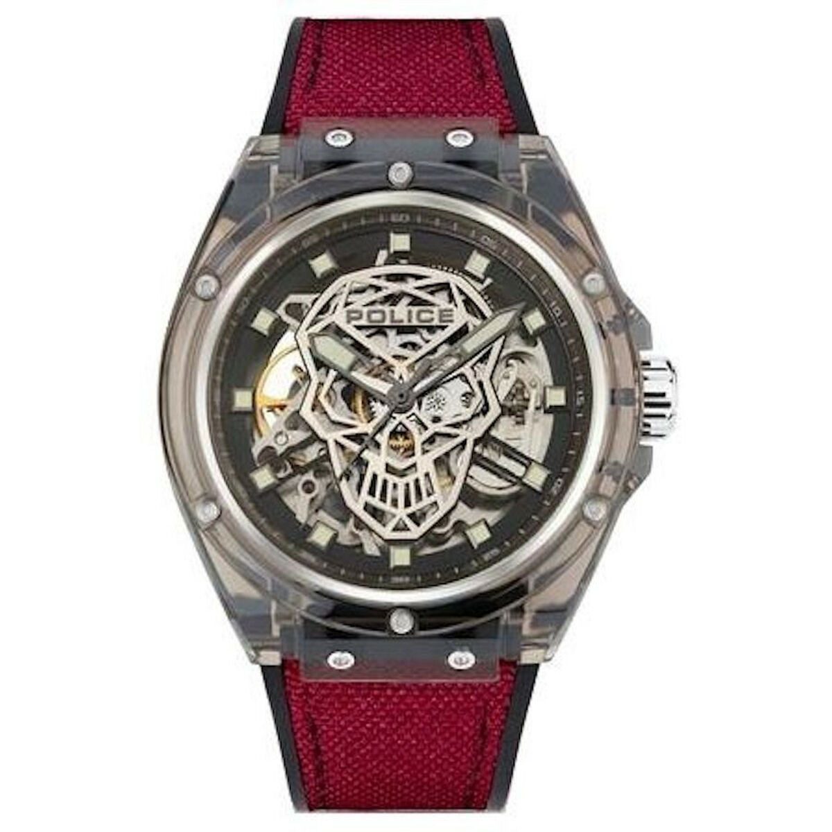 Quarzuhr Ice Police Herrenuhr PEWGR1592401 Ø 44 mm Armbanduhr Silikon