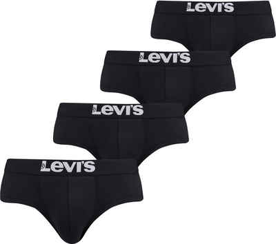 Levi's® Slip (Packung, 4-St) mit Logo-Webbund
