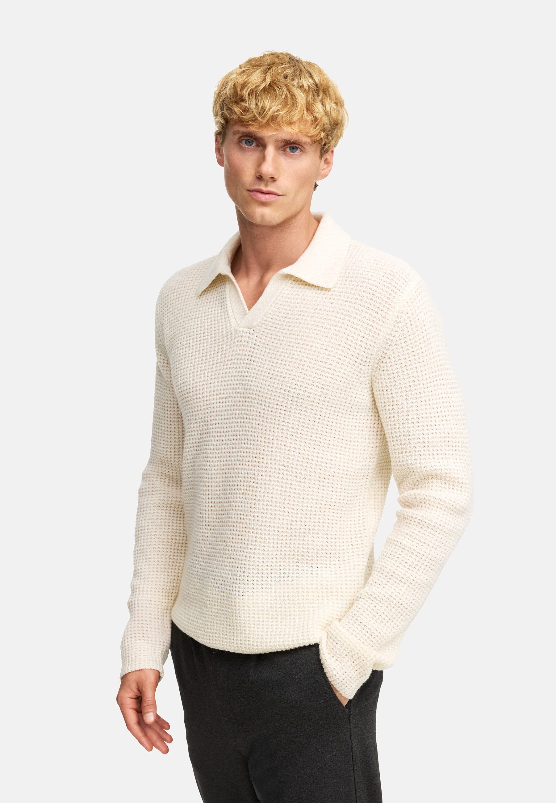 Kronstadt Strickpullover Herren KSCrombie polo Pullover Herrenpullover Stri günstig online kaufen