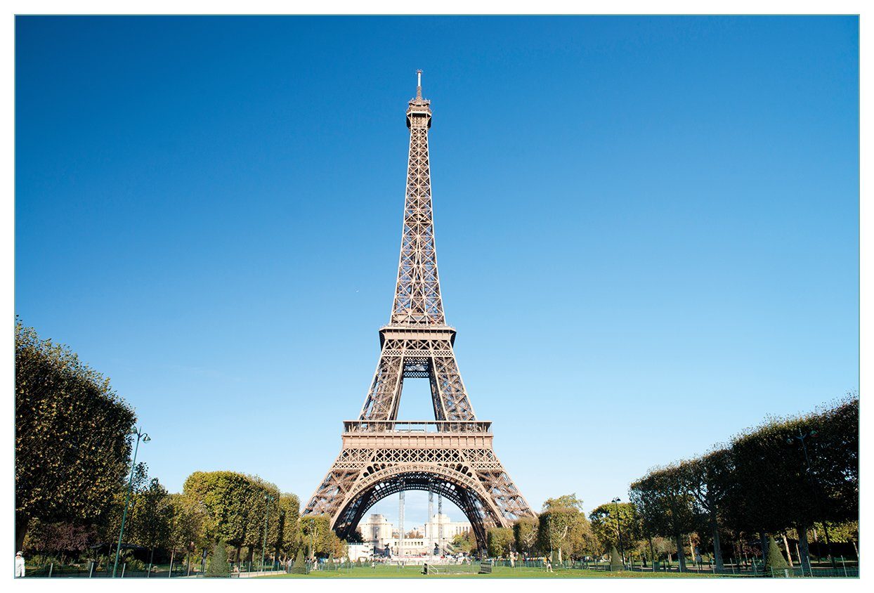 Wallario Küchenrückwand Eiffelturm in Paris, (1-tlg)