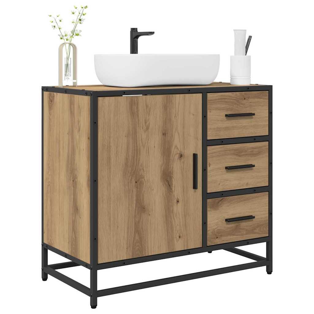 vidaXL Badezimmer-Set Badezimmer Waschbecken Schrank mit günstig online kaufen