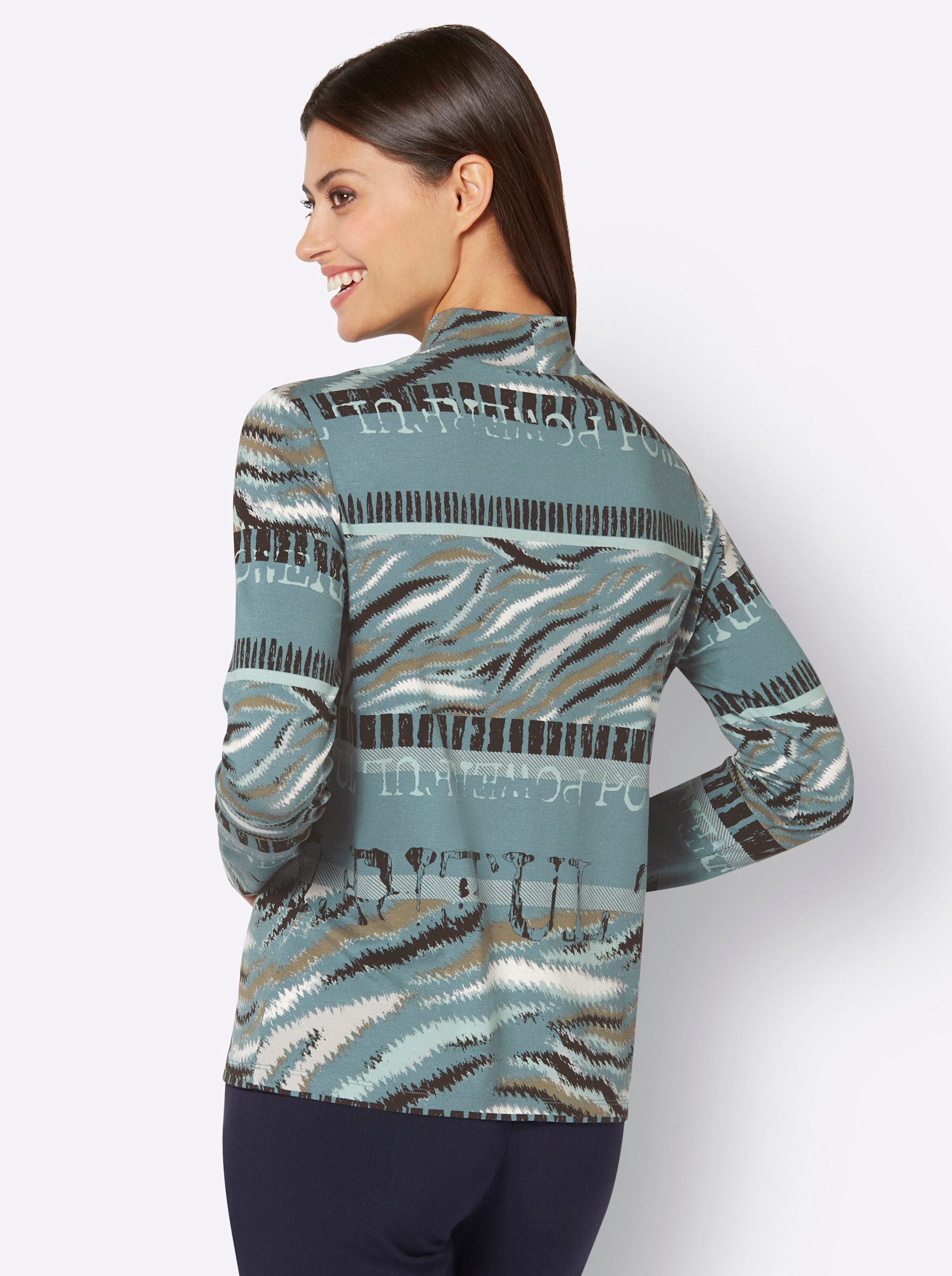 creation L T-Shirt Stehkragenshirt . günstig online kaufen