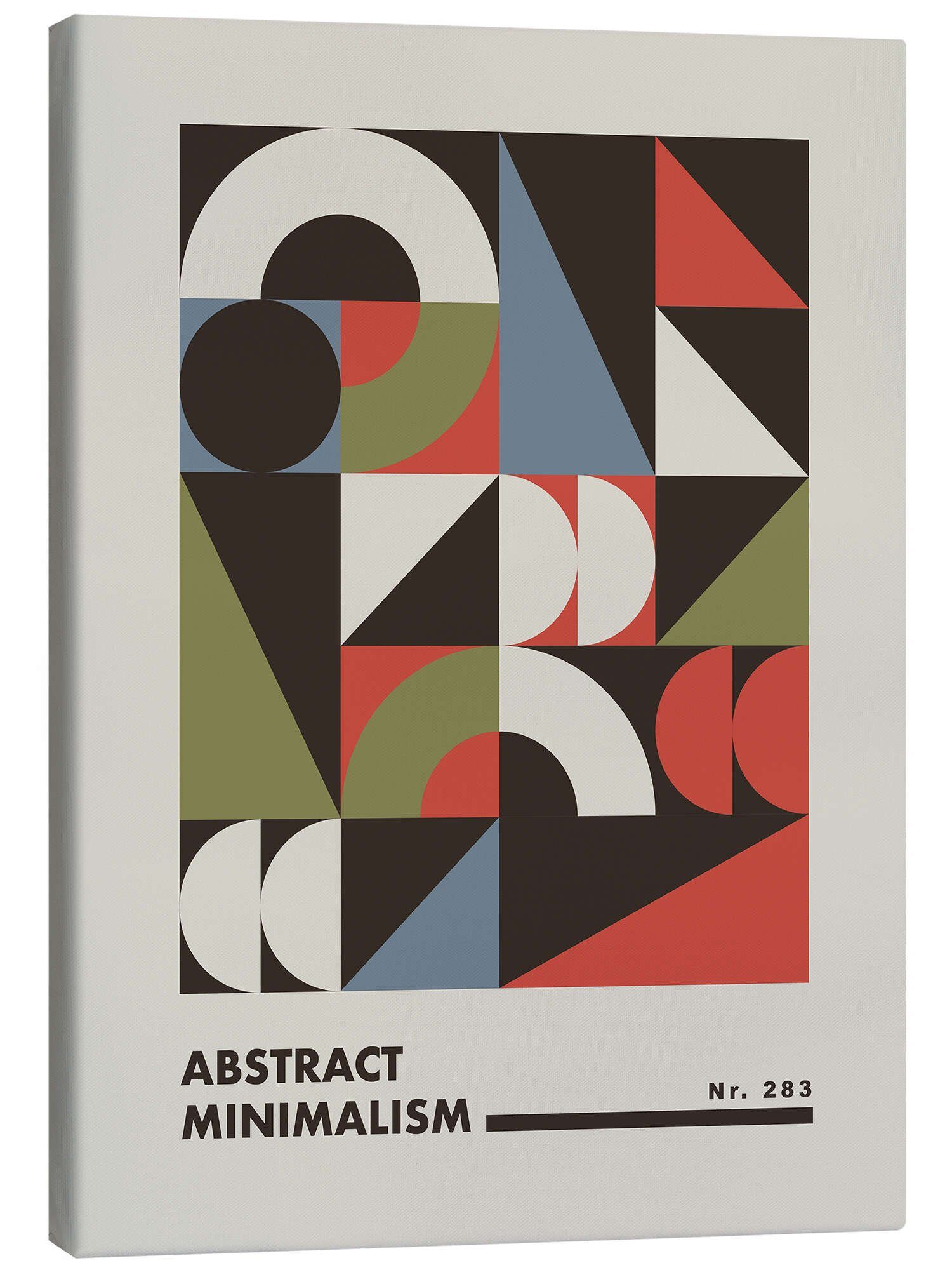 Posterlounge Wandbild Bauhaus Abstract Minimalism, Exhibition Posters, erhältlich als Poster, Leinwandbild, Wandsticker oder Acrylglasbild