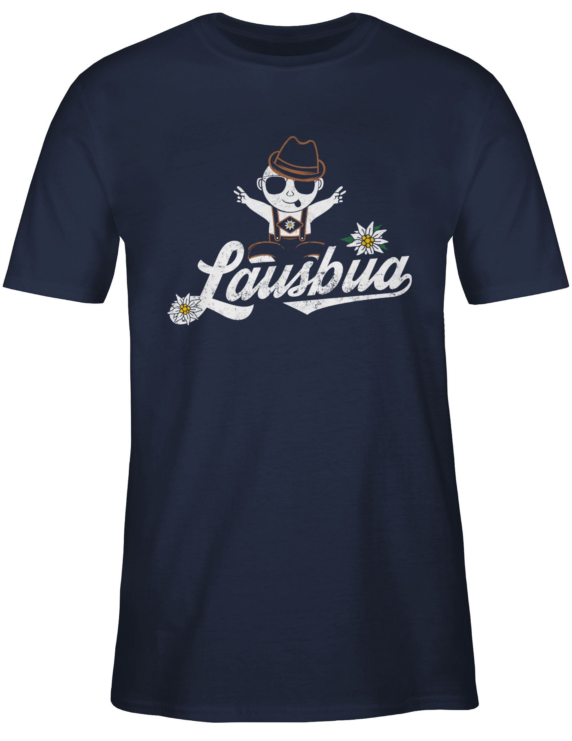 Lustig Witzig 03 Herren Baby Navy Blau Lausbua Mode T-Shirt für Oktoberfest Shirtracer Wiesn I