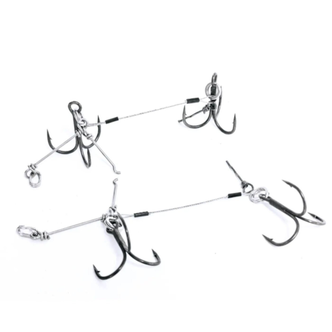 Drillingshaken Pikecraft The Flex-Pin Stinger L Double BKK 1/0 - 2 Hakensysteme