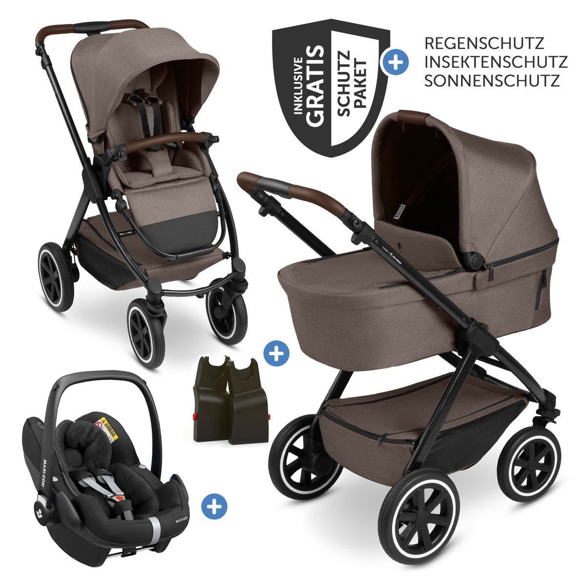 Kombi-Kinderwagen Samba 2 - Pure - Nature