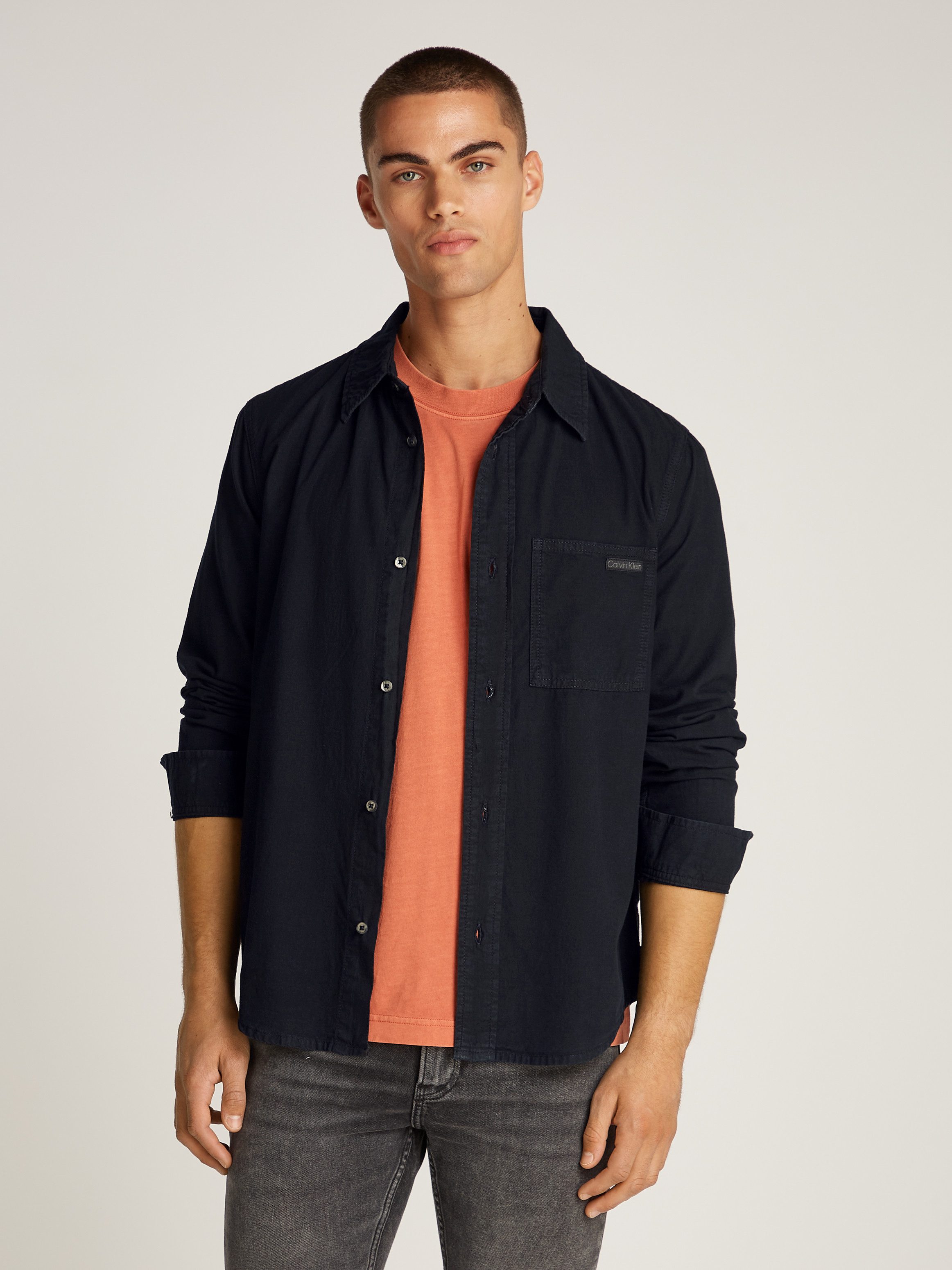 Calvin Klein Jeans Langarmhemd REGULAR CHAMBRAY günstig online kaufen