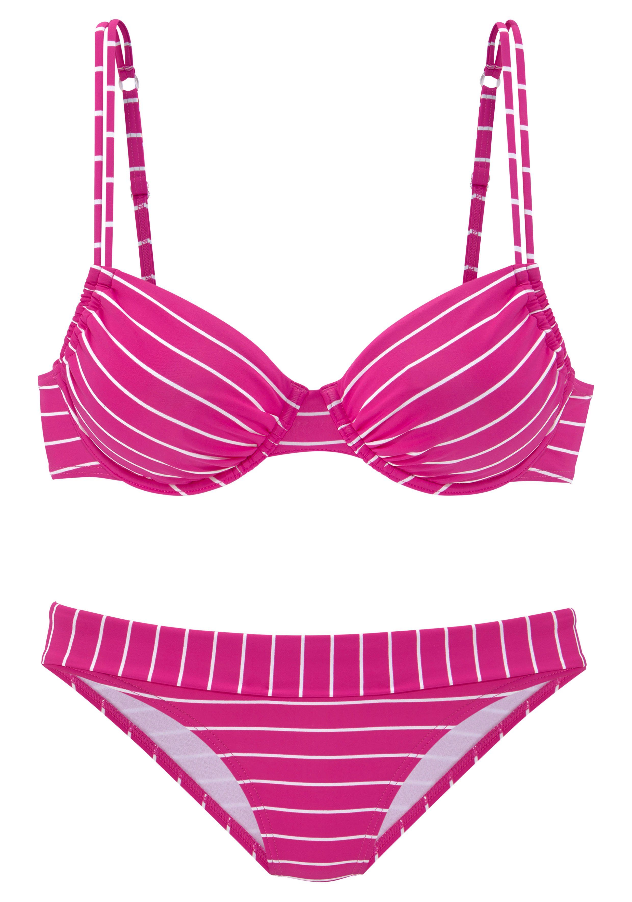 Vivance Bügel-Bikini im Steifen-Design günstig online kaufen
