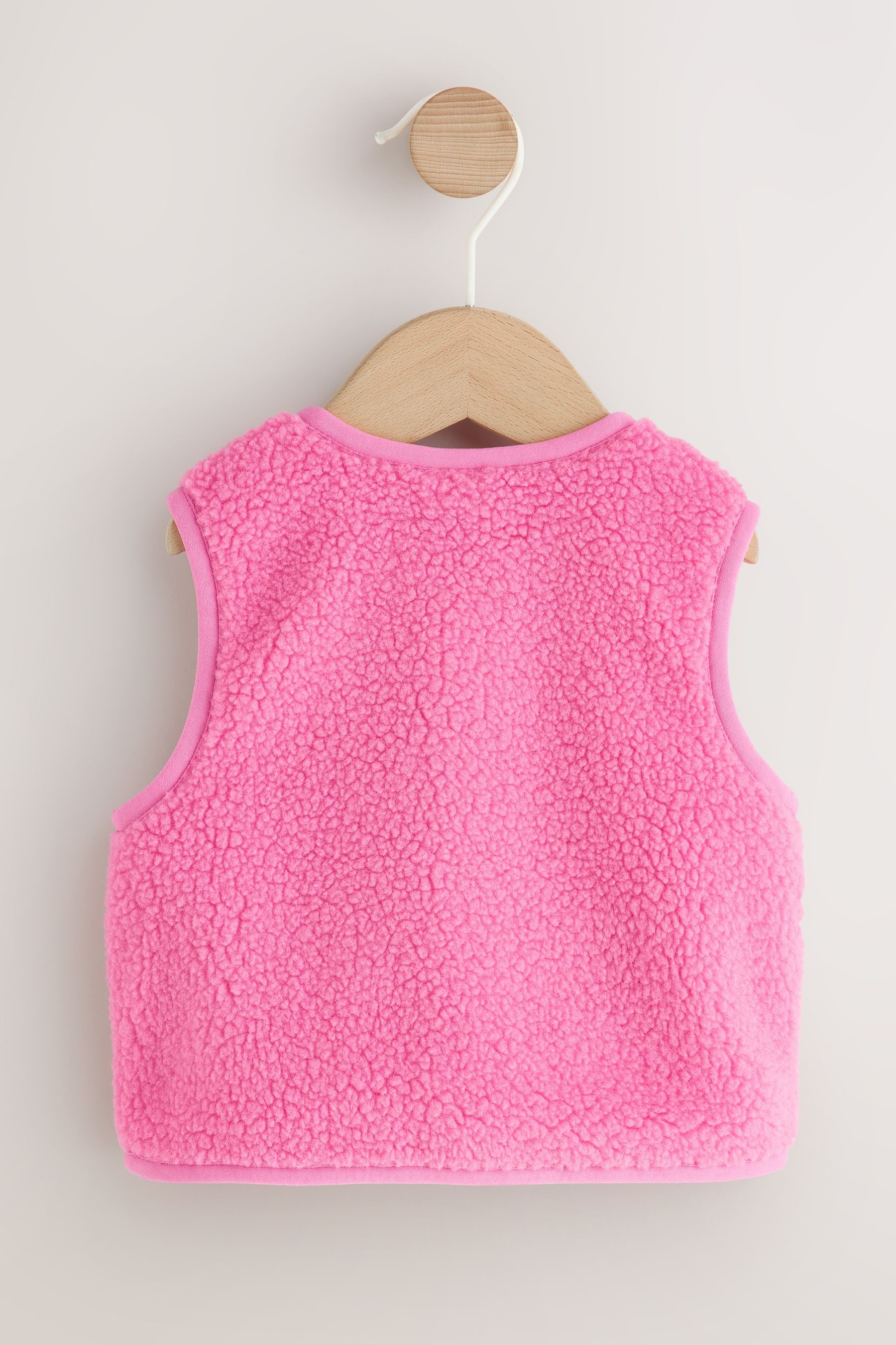 Next Fleeceweste Babyweste Jacke aus Teddyfell (1-tlg) – Bild 2 von 5