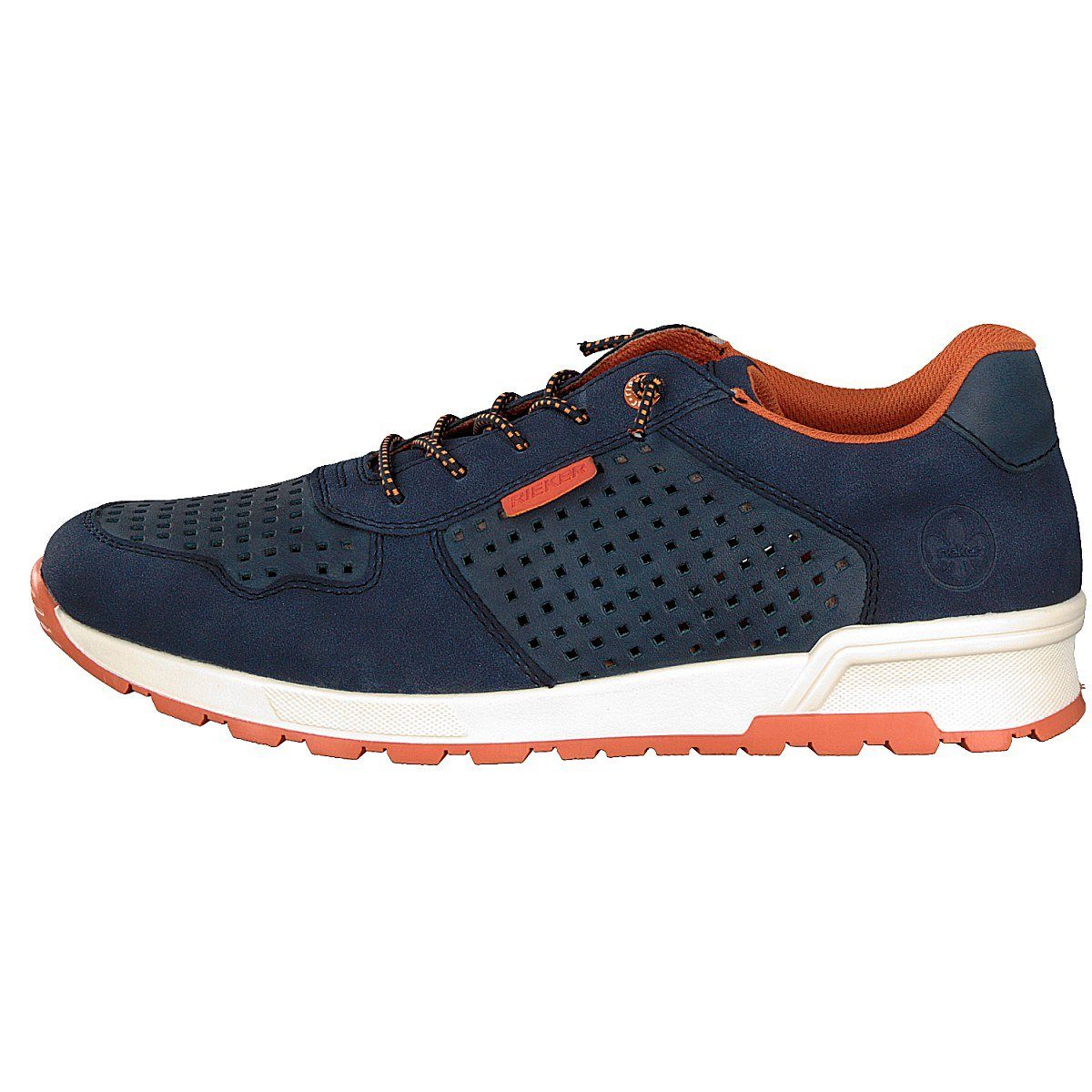 blau Rieker Rieker Sneaker Herren Sneaker mare/atlantis/orange