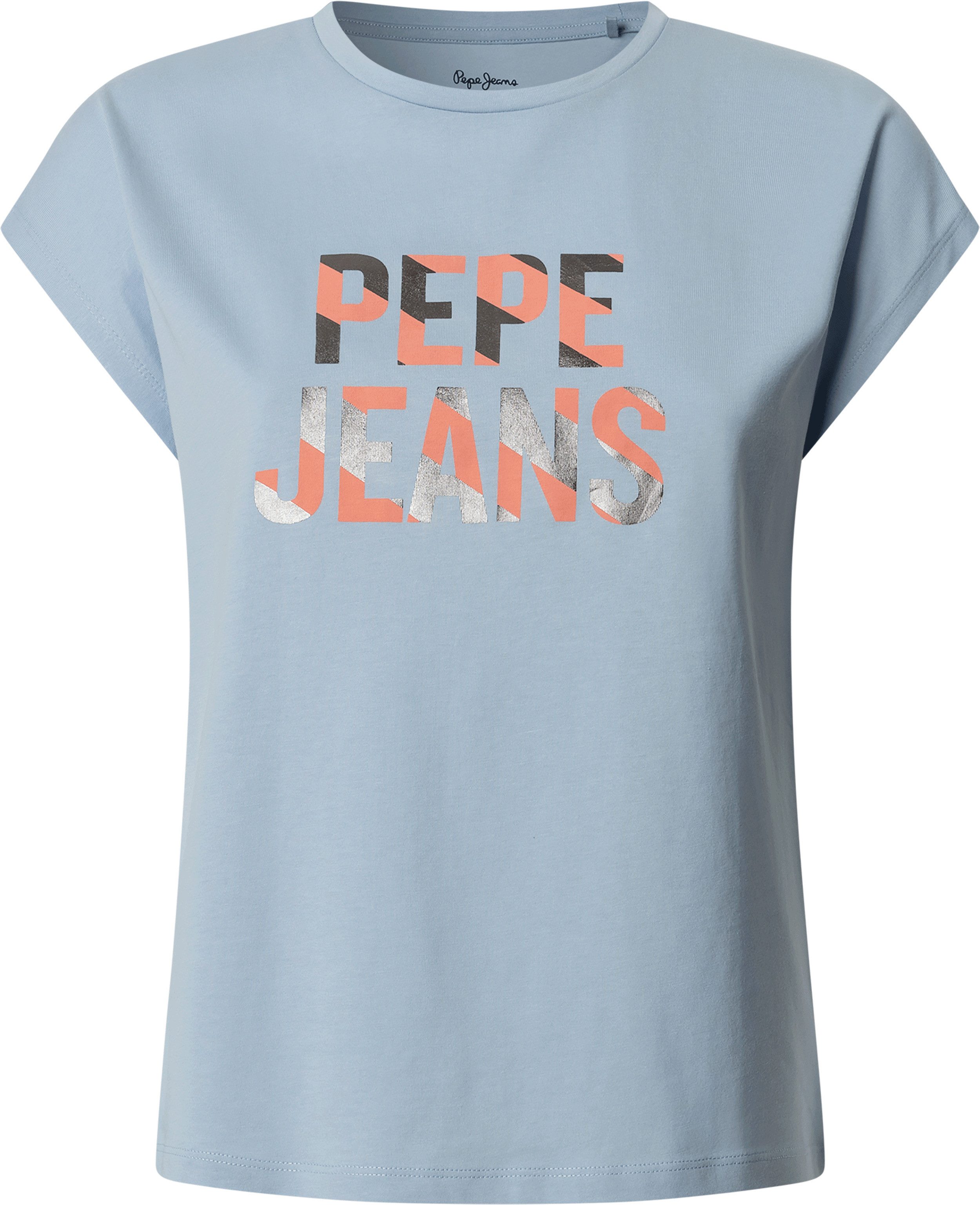Pepe Jeans T-Shirt CATALINA aus Baumwolle, Logoschriftzug – Bild 2 von 5
